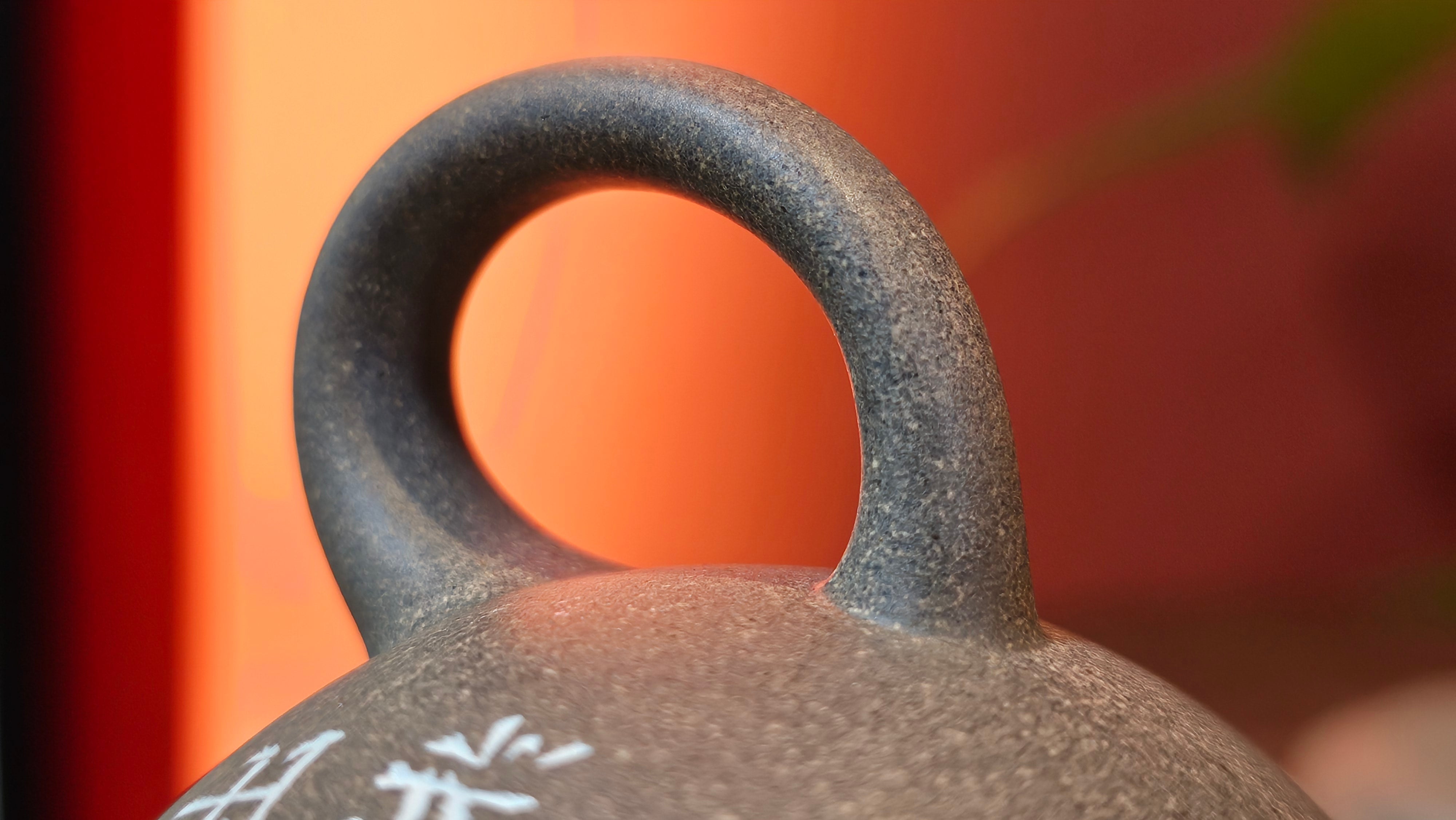 Wu Nian Hu《无念壶》, 161.6ml, Qing Hui Duan 青灰段泥, by our Craftsman Zhang Huan 张欢, Engraving by Craftsman Nan Shan Lao Ren 南山老人 ~ !Congratulations to Mr J.G.! 1041hrs 8th August 2025, Sydney, Australia🇦🇺.