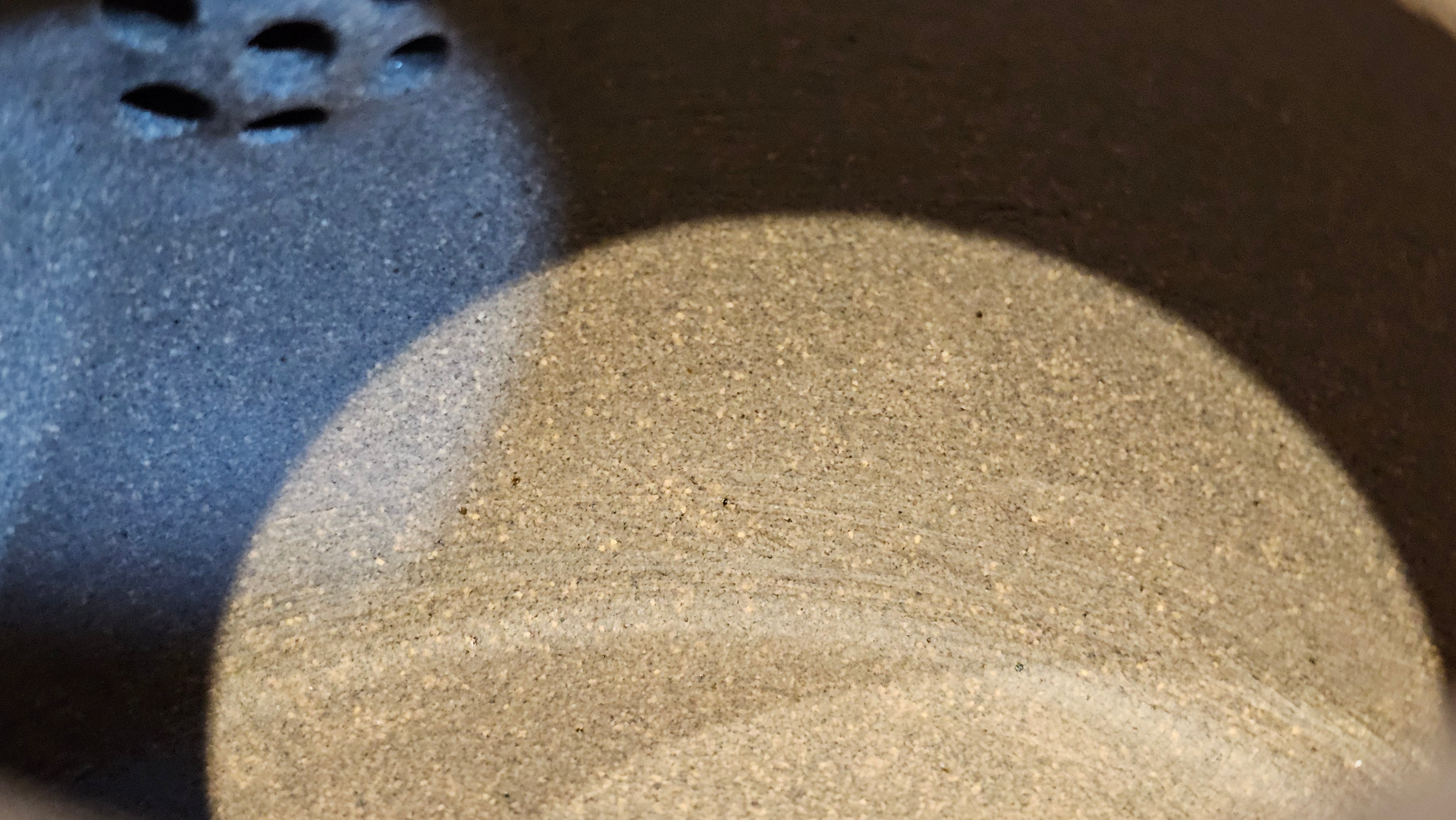 Wu Nian Hu《无念壶》, 161.6ml, Qing Hui Duan 青灰段泥, by our Craftsman Zhang Huan 张欢, Engraving by Craftsman Nan Shan Lao Ren 南山老人 ~ !Congratulations to Mr J.G.! 1041hrs 8th August 2025, Sydney, Australia🇦🇺.