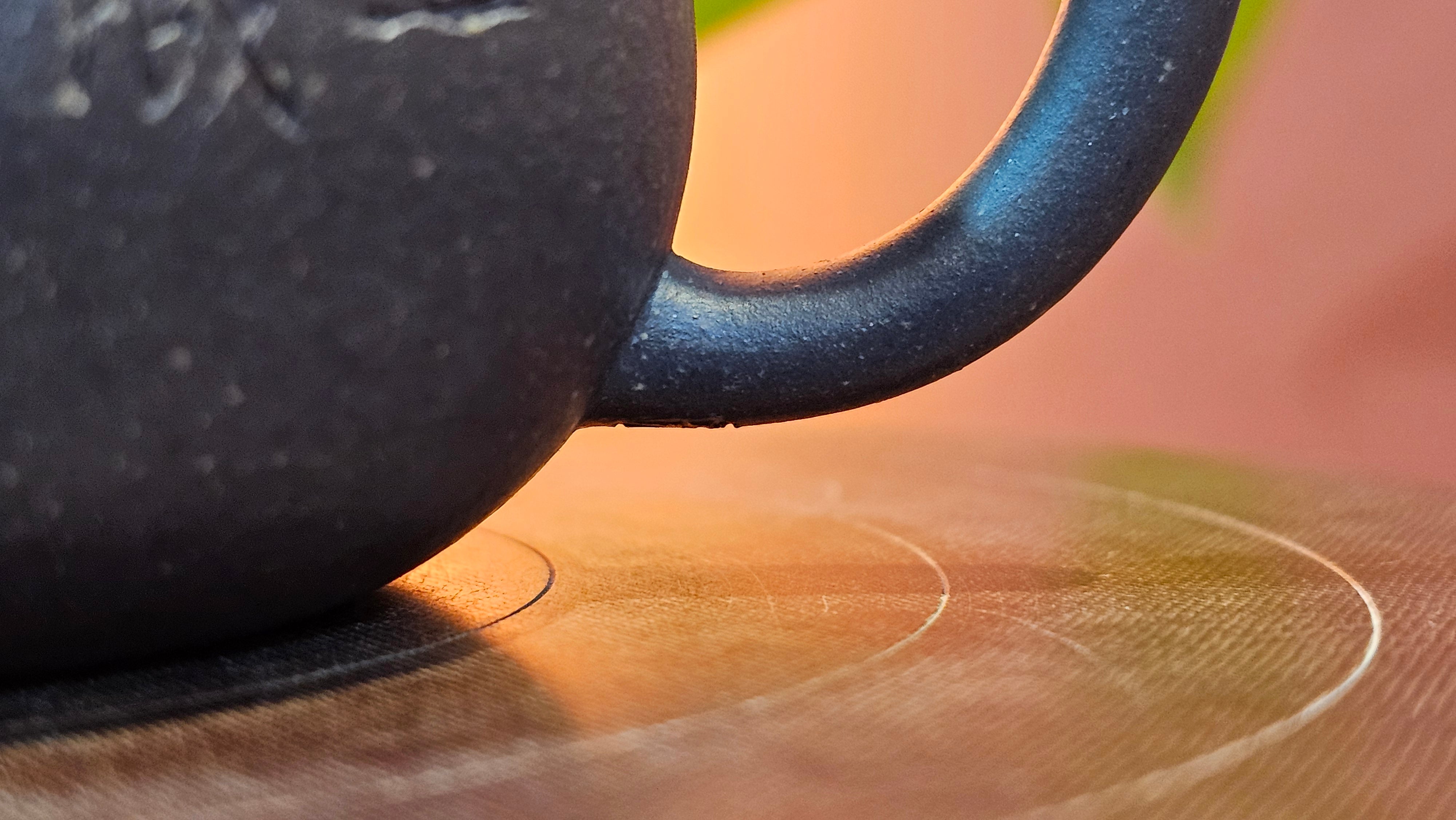 Du Zhi Hu《笃志壶》, 171.9ml, Hei Zi Ni 黑紫泥, by our Craftsman Zhang Huan 张欢, Calligraphy and Bamboo Engraving by Craftsman Yi Cheng 逸成 ~ !Congratulations to Ms M.L.!!1011hrs 8th August 2025, Phoenix, AZ!