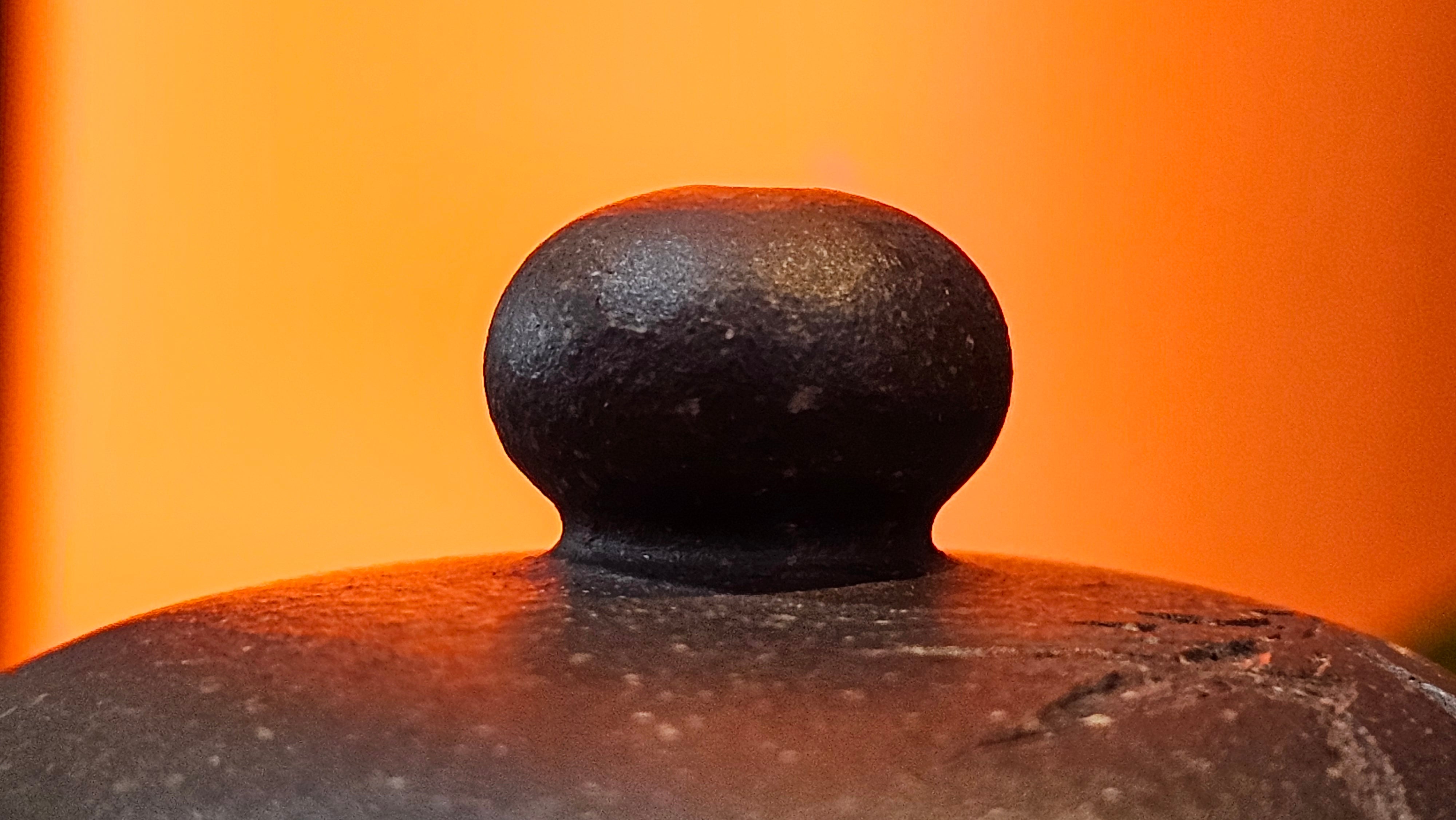 Du Zhi Hu《笃志壶》, 171.9ml, Hei Zi Ni 黑紫泥, by our Craftsman Zhang Huan 张欢, Calligraphy and Bamboo Engraving by Craftsman Yi Cheng 逸成 ~ !Congratulations to Ms M.L.!!1011hrs 8th August 2025, Phoenix, AZ!