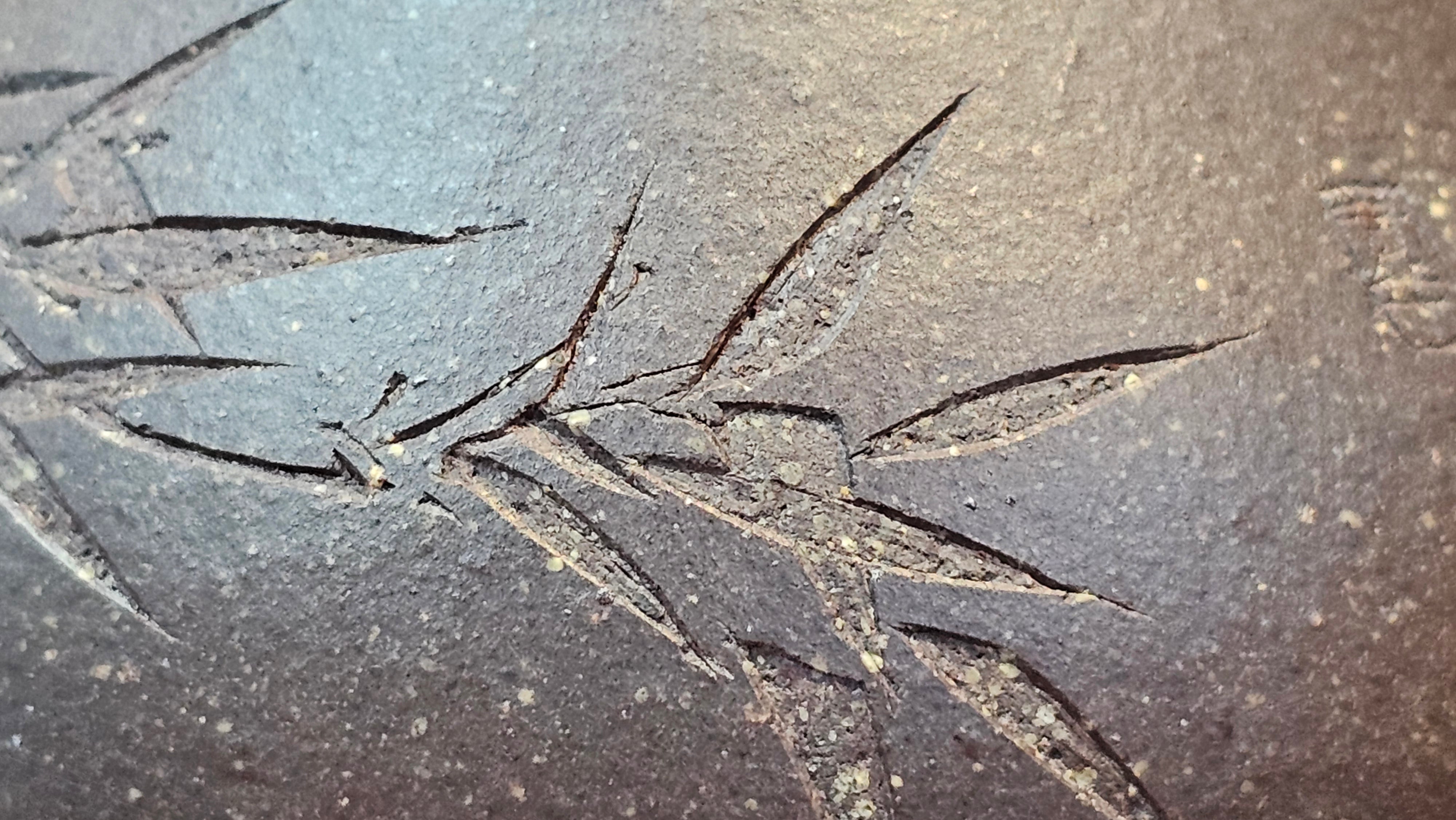 Du Zhi Hu《笃志壶》, 171.9ml, Hei Zi Ni 黑紫泥, by our Craftsman Zhang Huan 张欢, Calligraphy and Bamboo Engraving by Craftsman Yi Cheng 逸成 ~ !Congratulations to Ms M.L.!!1011hrs 8th August 2025, Phoenix, AZ!