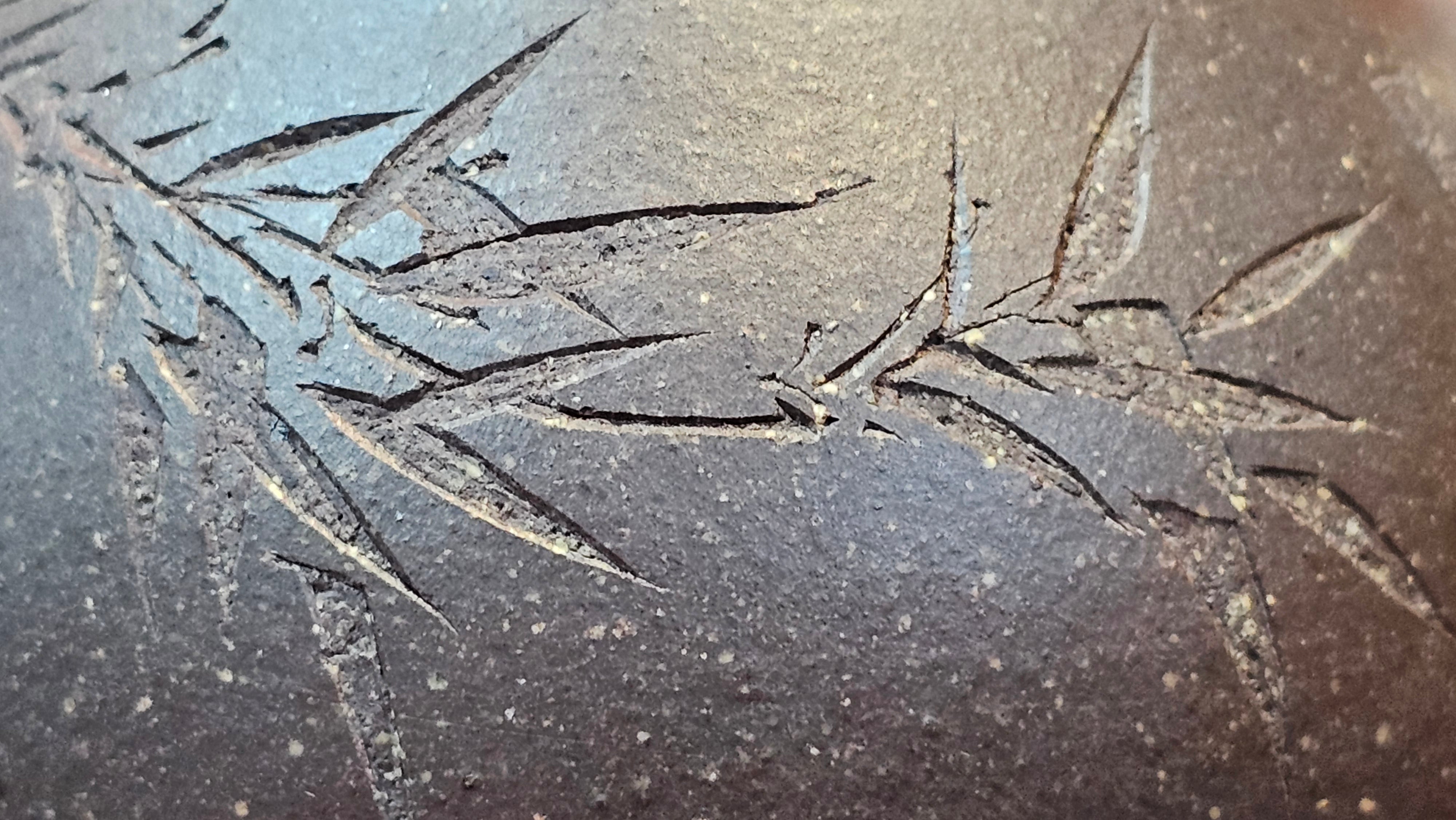 Du Zhi Hu《笃志壶》, 171.9ml, Hei Zi Ni 黑紫泥, by our Craftsman Zhang Huan 张欢, Calligraphy and Bamboo Engraving by Craftsman Yi Cheng 逸成 ~ !Congratulations to Ms M.L.!!1011hrs 8th August 2025, Phoenix, AZ!