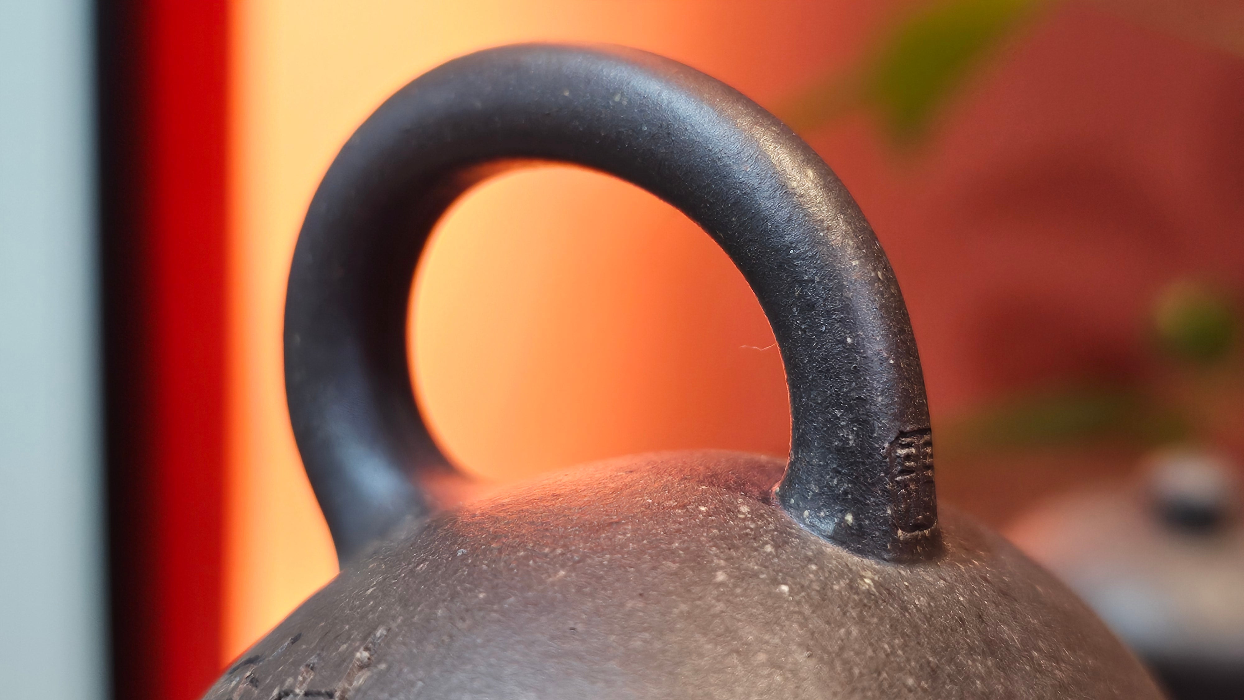 Du Zhi Hu《笃志壶》, 171.9ml, Hei Zi Ni 黑紫泥, by our Craftsman Zhang Huan 张欢, Calligraphy and Bamboo Engraving by Craftsman Yi Cheng 逸成 ~ !Congratulations to Ms M.L.!!1011hrs 8th August 2025, Phoenix, AZ!