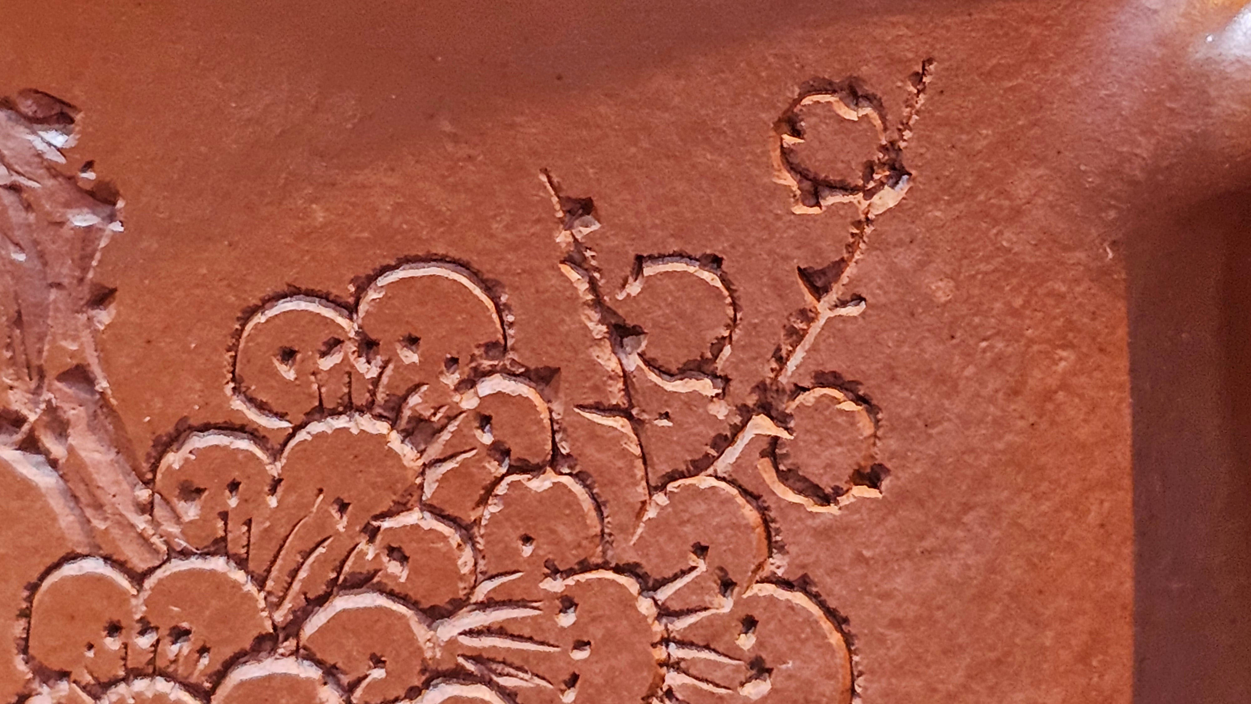 Yun Zhu 云柱 "Pillar of the Heavens", 138.1ml, Xiao Mei Yao Zhu Ni, by our Collaborative Craftsman Wang Hui 王慧 ~ "梅开五福" and Plum Blossoms Engraving by Craftsman Yi De Shu 一德书 ~ Congratulations to!Tea Sommr A.M., 1238hrs 16th August 2025, Padua, Italy🇮🇹!