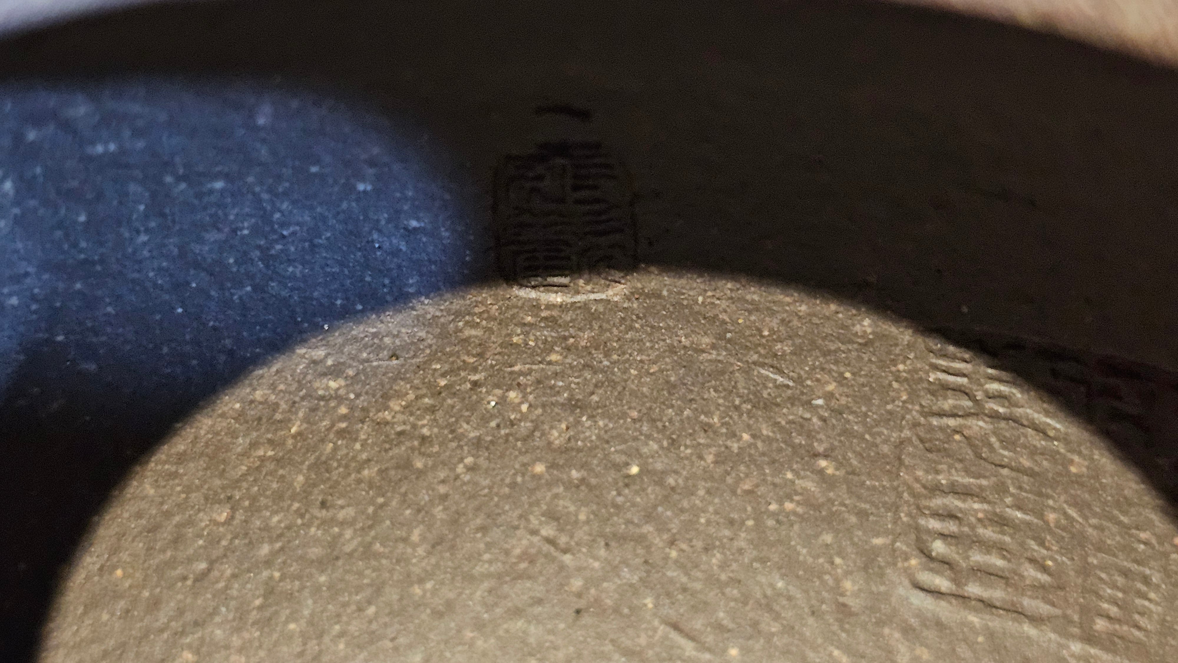 Du Zhi Hu《笃志壶》, 171.9ml, Hei Zi Ni 黑紫泥, by our Craftsman Zhang Huan 张欢, Calligraphy and Bamboo Engraving by Craftsman Yi Cheng 逸成 ~ !Congratulations to Ms M.L.!!1011hrs 8th August 2025, Phoenix, AZ!