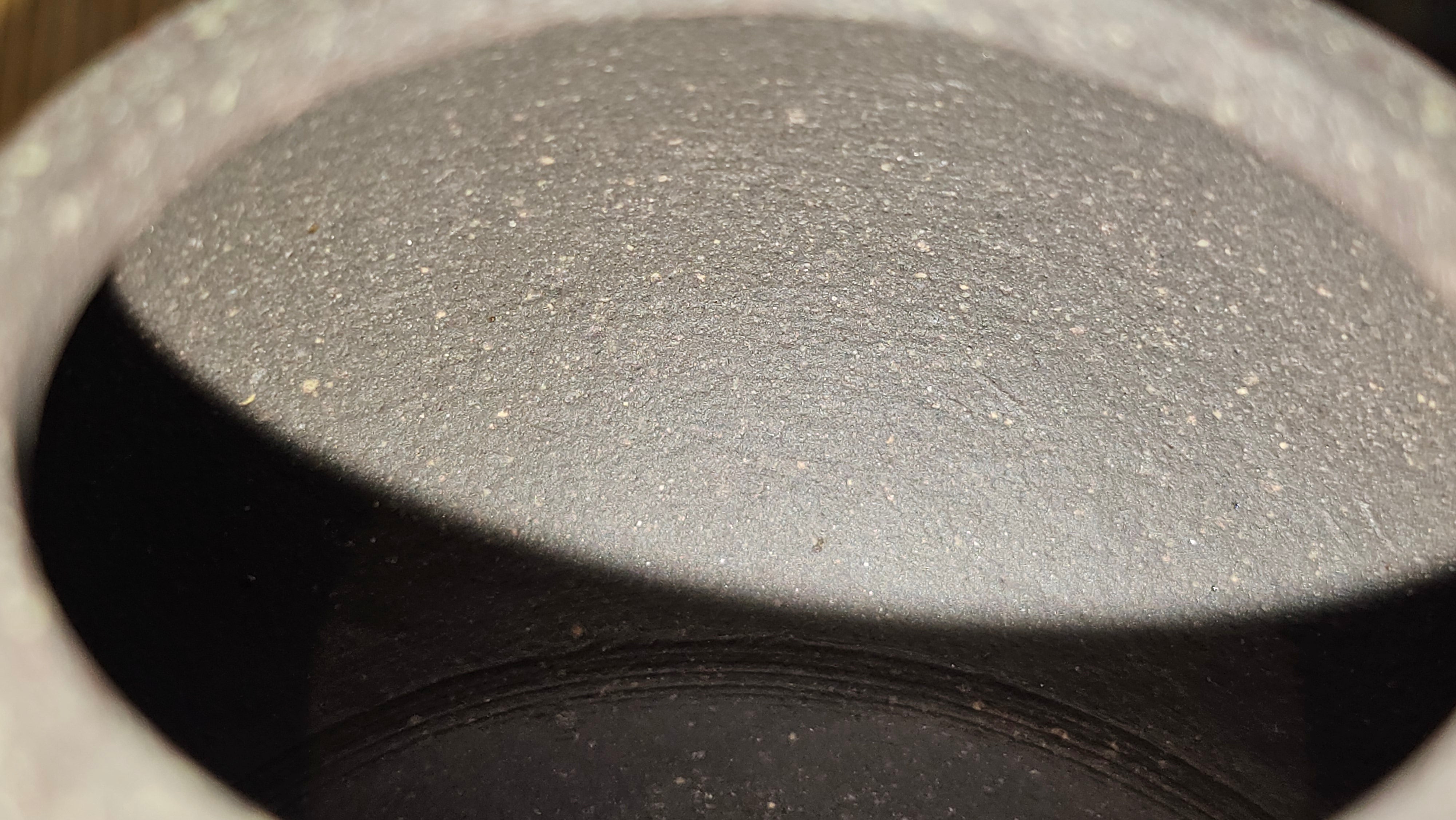 Du Zhi Hu《笃志壶》, 171.9ml, Hei Zi Ni 黑紫泥, by our Craftsman Zhang Huan 张欢, Calligraphy and Bamboo Engraving by Craftsman Yi Cheng 逸成 ~ !Congratulations to Ms M.L.!!1011hrs 8th August 2025, Phoenix, AZ!