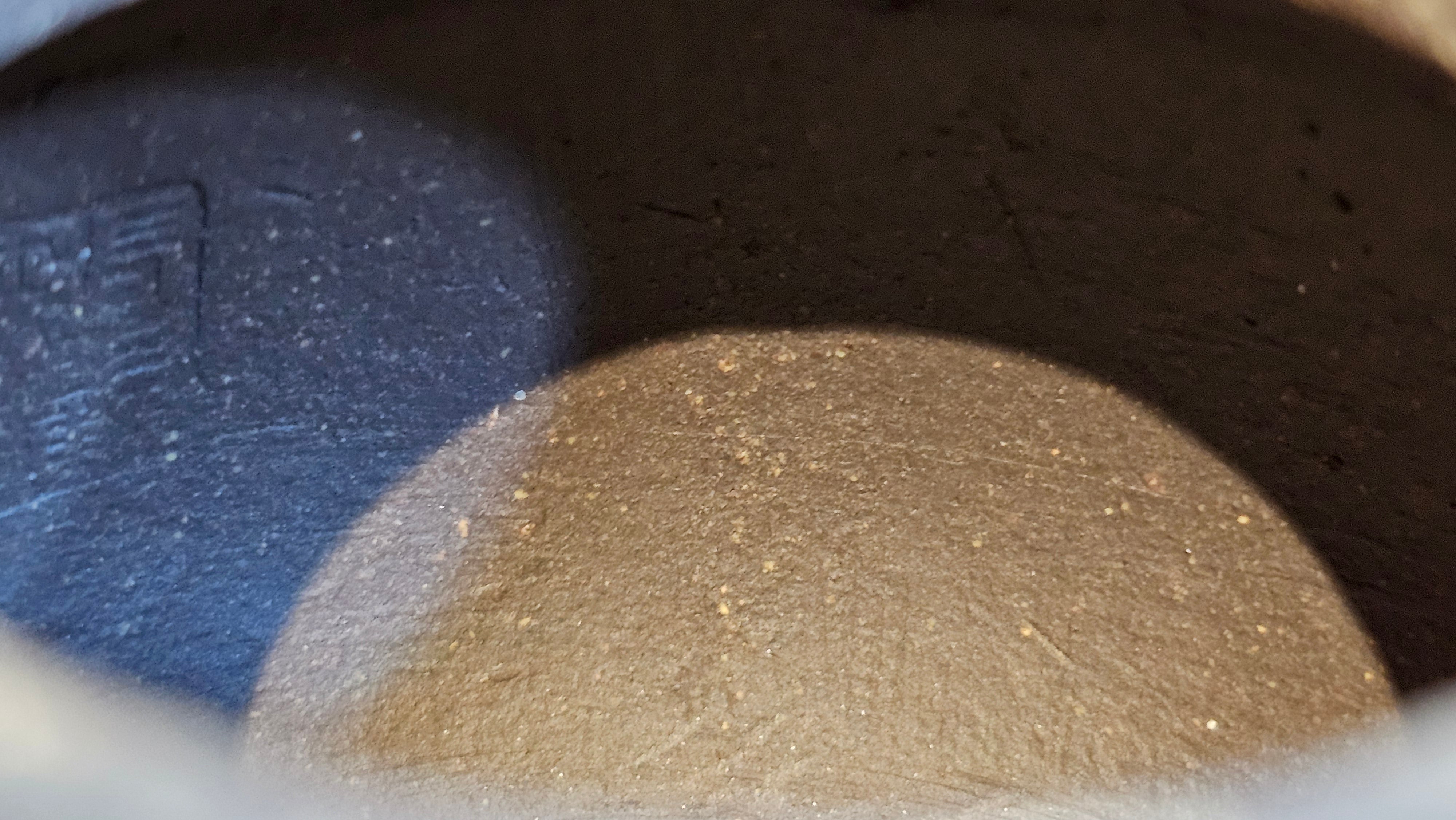 Du Zhi Hu《笃志壶》, 173.8ml, Hei Zi Ni 黑紫泥, by our Craftsman Zhang Huan 张欢, Calligraphy and Bamboo Engraving by Craftsman Yi Cheng 逸成 ~ Congratulations!to Ms A.R.! 1927hrs 8th August 2025! Ipswich, England🇬🇧.