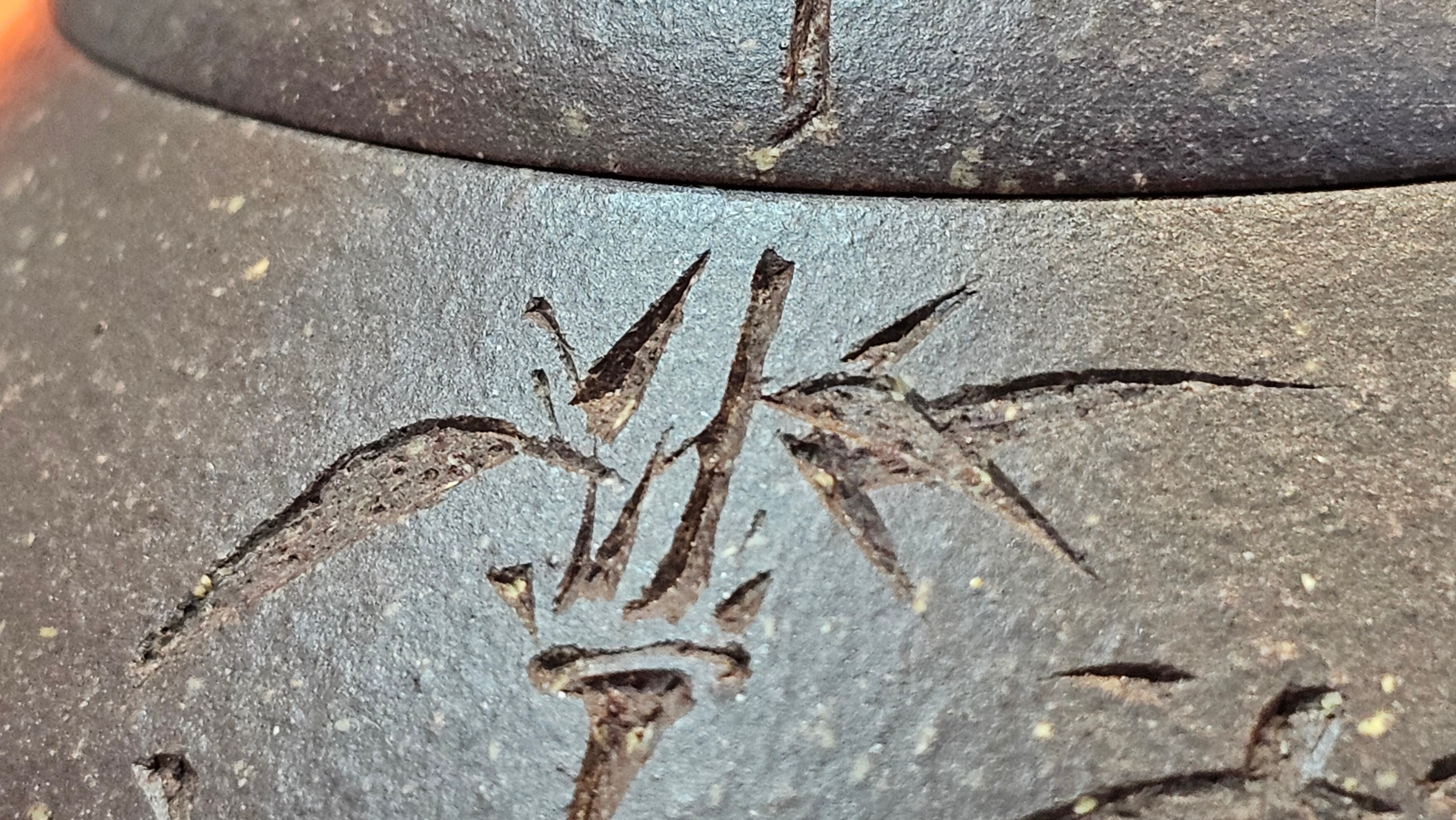 Du Zhi Hu《笃志壶》, 174.6ml, Hei Zi Ni 黑紫泥, by our Craftsman Zhang Huan 张欢, Calligraphy and Bamboo Engraving by Craftsman Yi Cheng 逸成 ~ Congratulations to Mr T.N.! 2229hrs 8th August 2025, Mississauga, Canada🇨🇦!