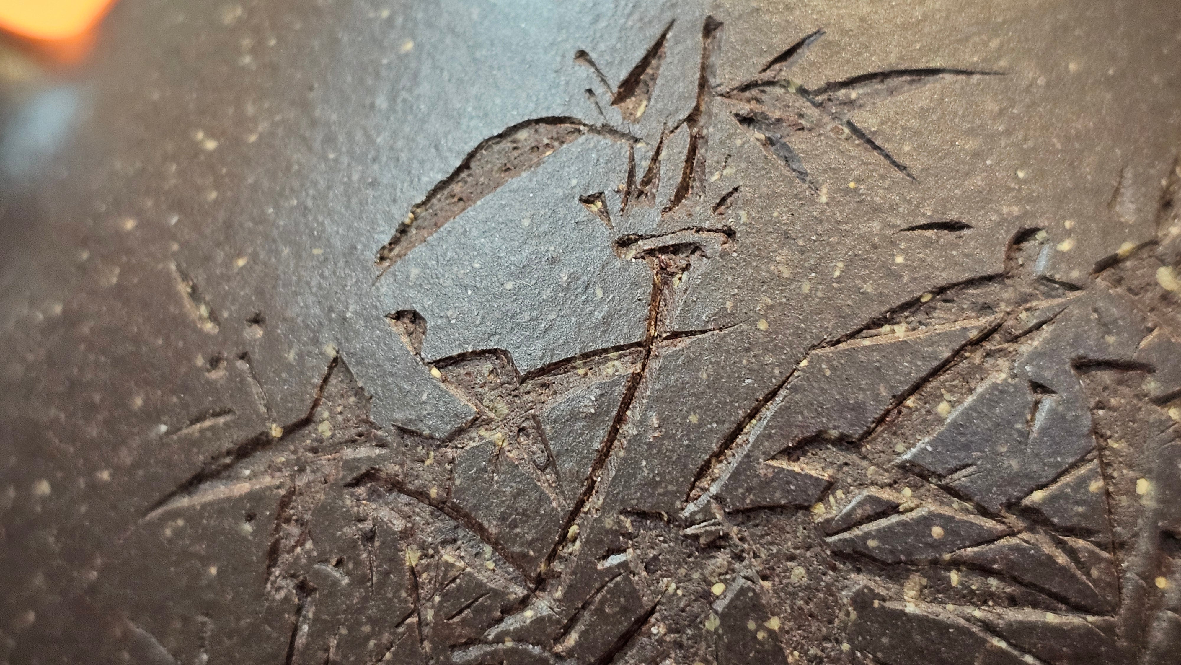 Du Zhi Hu《笃志壶》, 174.6ml, Hei Zi Ni 黑紫泥, by our Craftsman Zhang Huan 张欢, Calligraphy and Bamboo Engraving by Craftsman Yi Cheng 逸成 ~ Congratulations to Mr T.N.! 2229hrs 8th August 2025, Mississauga, Canada🇨🇦!