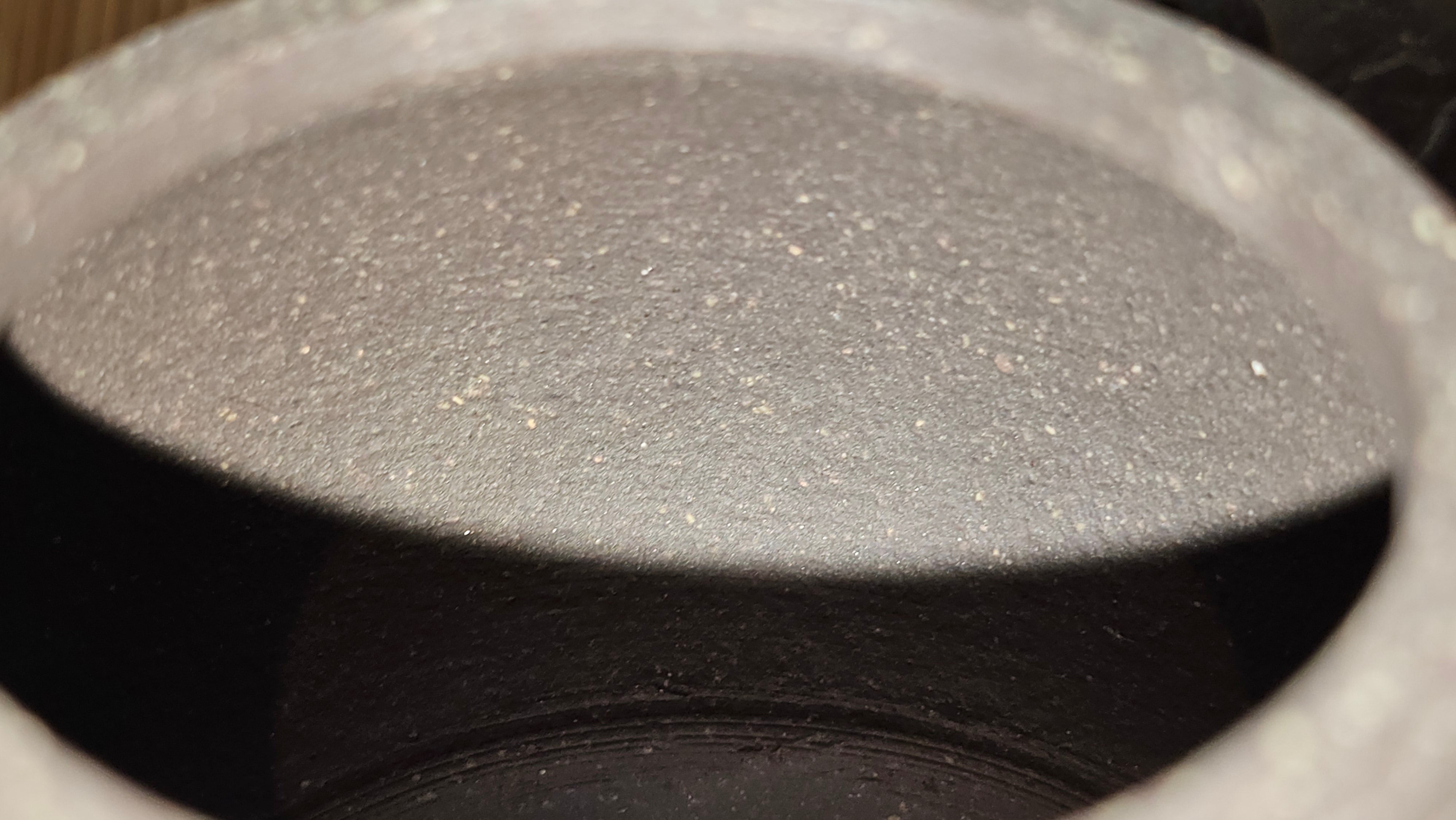 Du Zhi Hu《笃志壶》, 174.6ml, Hei Zi Ni 黑紫泥, by our Craftsman Zhang Huan 张欢, Calligraphy and Bamboo Engraving by Craftsman Yi Cheng 逸成 ~ Congratulations to Mr T.N.! 2229hrs 8th August 2025, Mississauga, Canada🇨🇦!