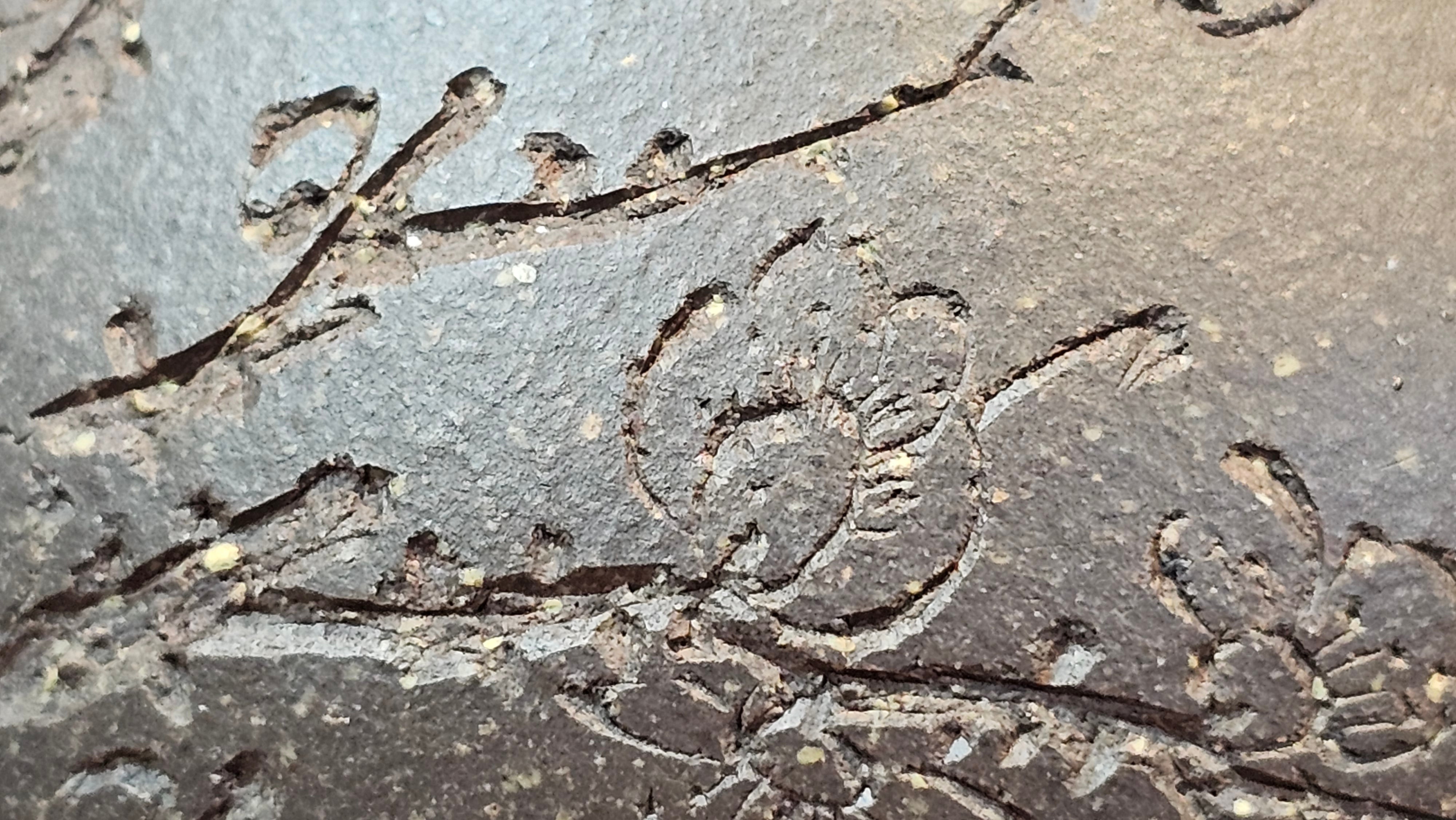 Du Zhi Hu《笃志壶》, 173.8ml, Hei Zi Ni 黑紫泥, by our Craftsman Zhang Huan 张欢, Calligraphy and Plum Blossoms Engraving by Craftsman Yi Cheng 逸成 ~!Congratulations to Ms J.C.! 0347hrs 9th August 2025, Los Angeles, CA.