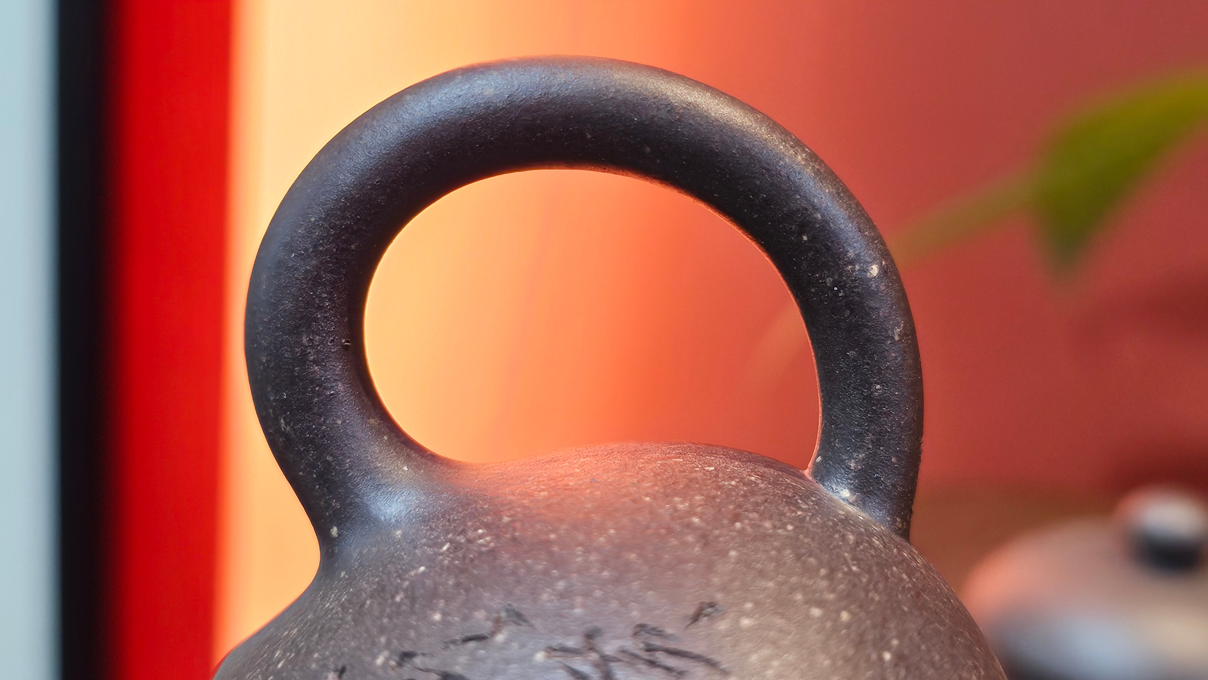 Du Zhi Hu《笃志壶》, 173.8ml, Hei Zi Ni 黑紫泥, by our Craftsman Zhang Huan 张欢, Calligraphy and Plum Blossoms Engraving by Craftsman Yi Cheng 逸成 ~!Congratulations to Ms J.C.! 0347hrs 9th August 2025, Los Angeles, CA.