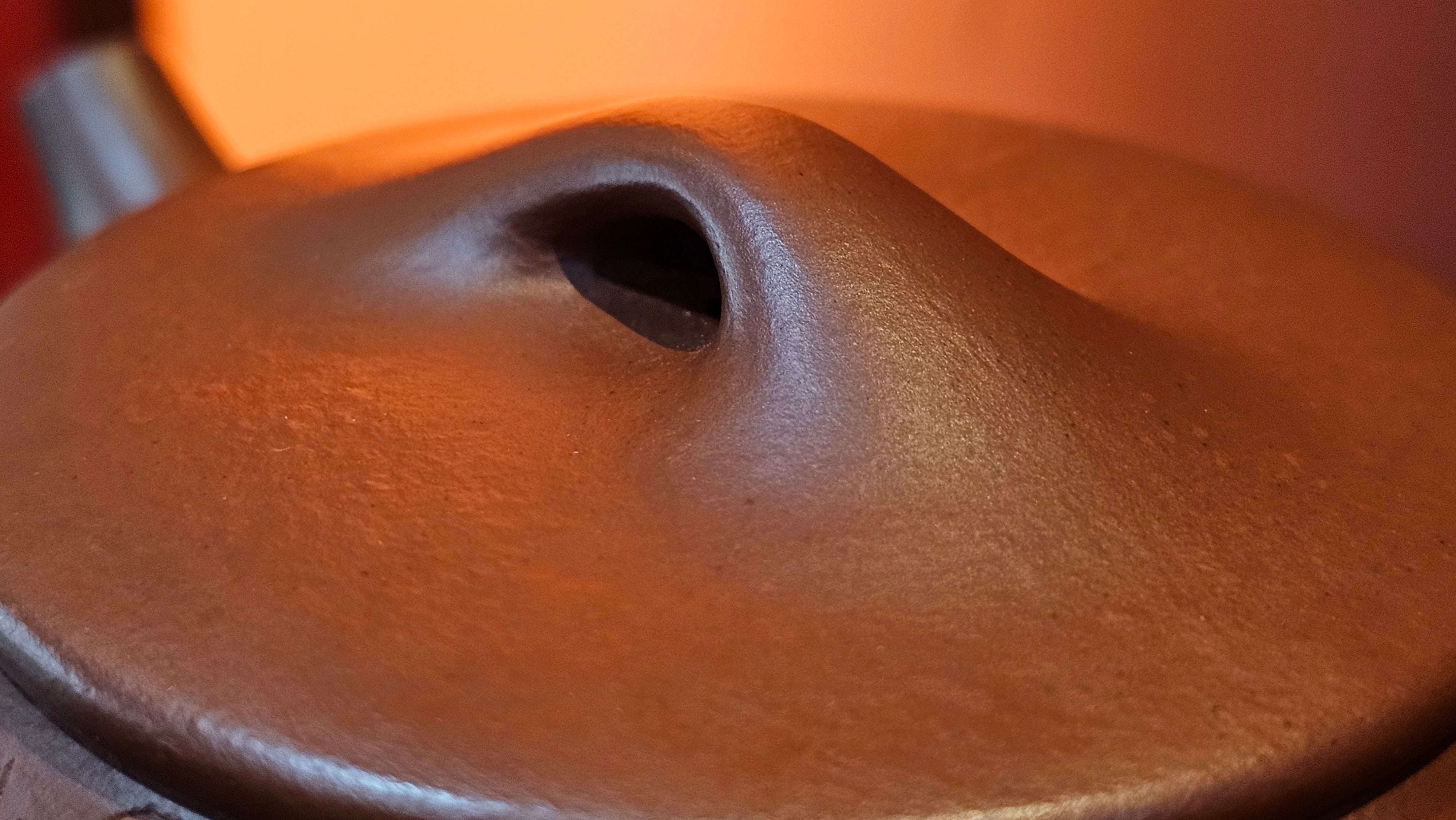 Jing Zhou Shi Piao 景舟石瓢, 276.3ml, Xiao Mei Yao Zhu Ni 小煤窑朱泥, by Craftsman Wang Xing 王兴; "暗香疏影" and Plum Blossoms Engraving by Craftsman Yi De Shu 一德书 ~!Congratulations to Prof A.G.! 0833hrs 10th August 2025! Long Beach, CA!