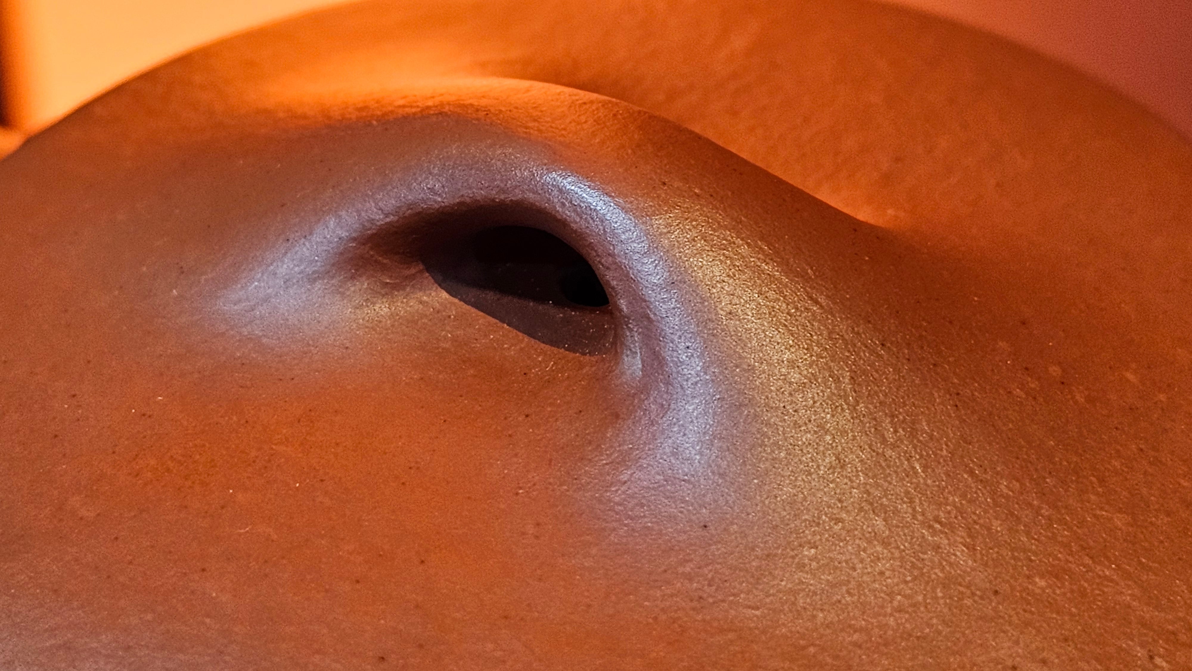 Jing Zhou Shi Piao 景舟石瓢, 276.3ml, Xiao Mei Yao Zhu Ni 小煤窑朱泥, by Craftsman Wang Xing 王兴; "暗香疏影" and Plum Blossoms Engraving by Craftsman Yi De Shu 一德书 ~!Congratulations to Prof A.G.! 0833hrs 10th August 2025! Long Beach, CA!