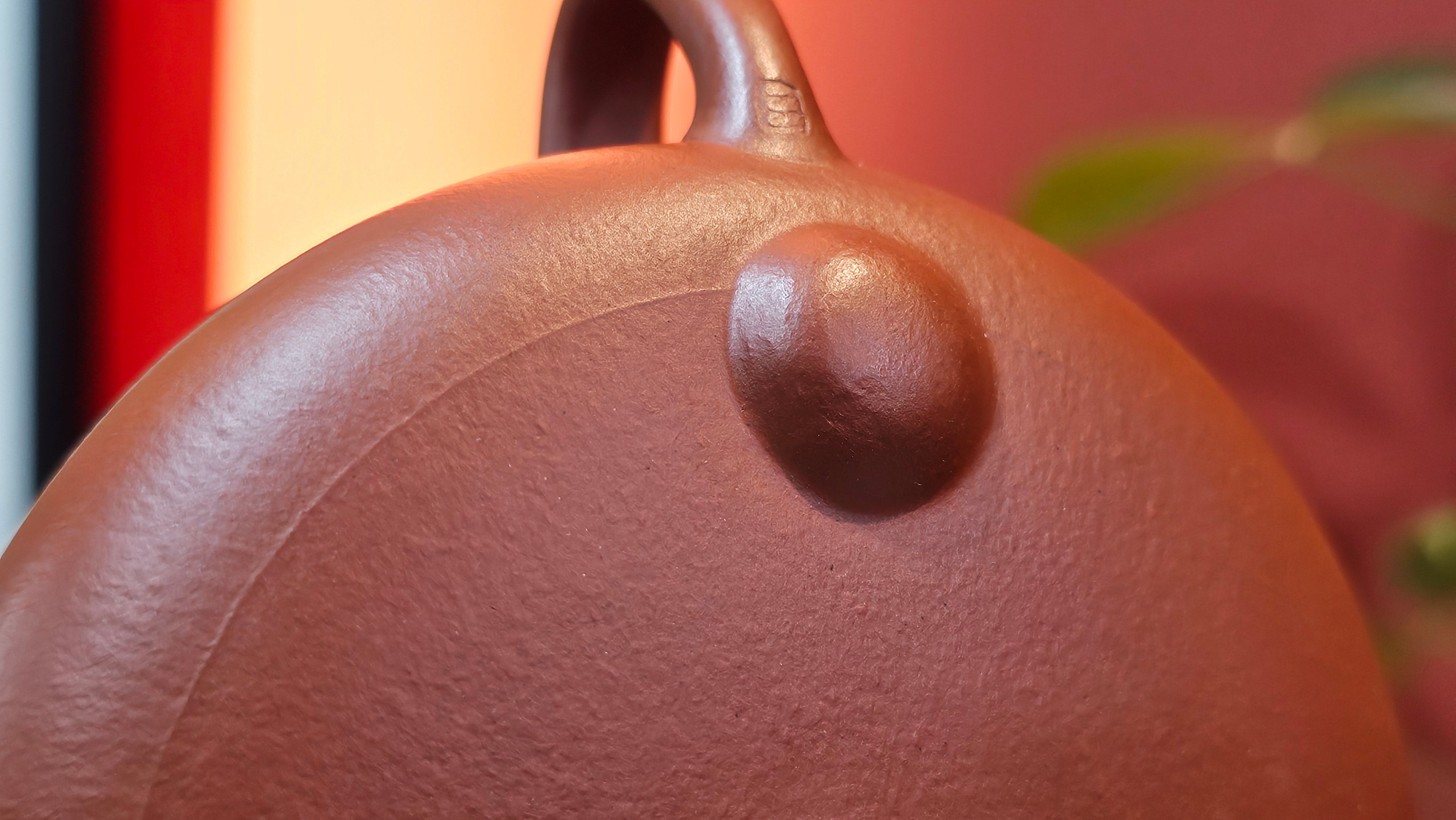 Jing Zhou Shi Piao 景舟石瓢, 276.3ml, Xiao Mei Yao Zhu Ni 小煤窑朱泥, by Craftsman Wang Xing 王兴; "暗香疏影" and Plum Blossoms Engraving by Craftsman Yi De Shu 一德书 ~!Congratulations to Prof A.G.! 0833hrs 10th August 2025! Long Beach, CA!