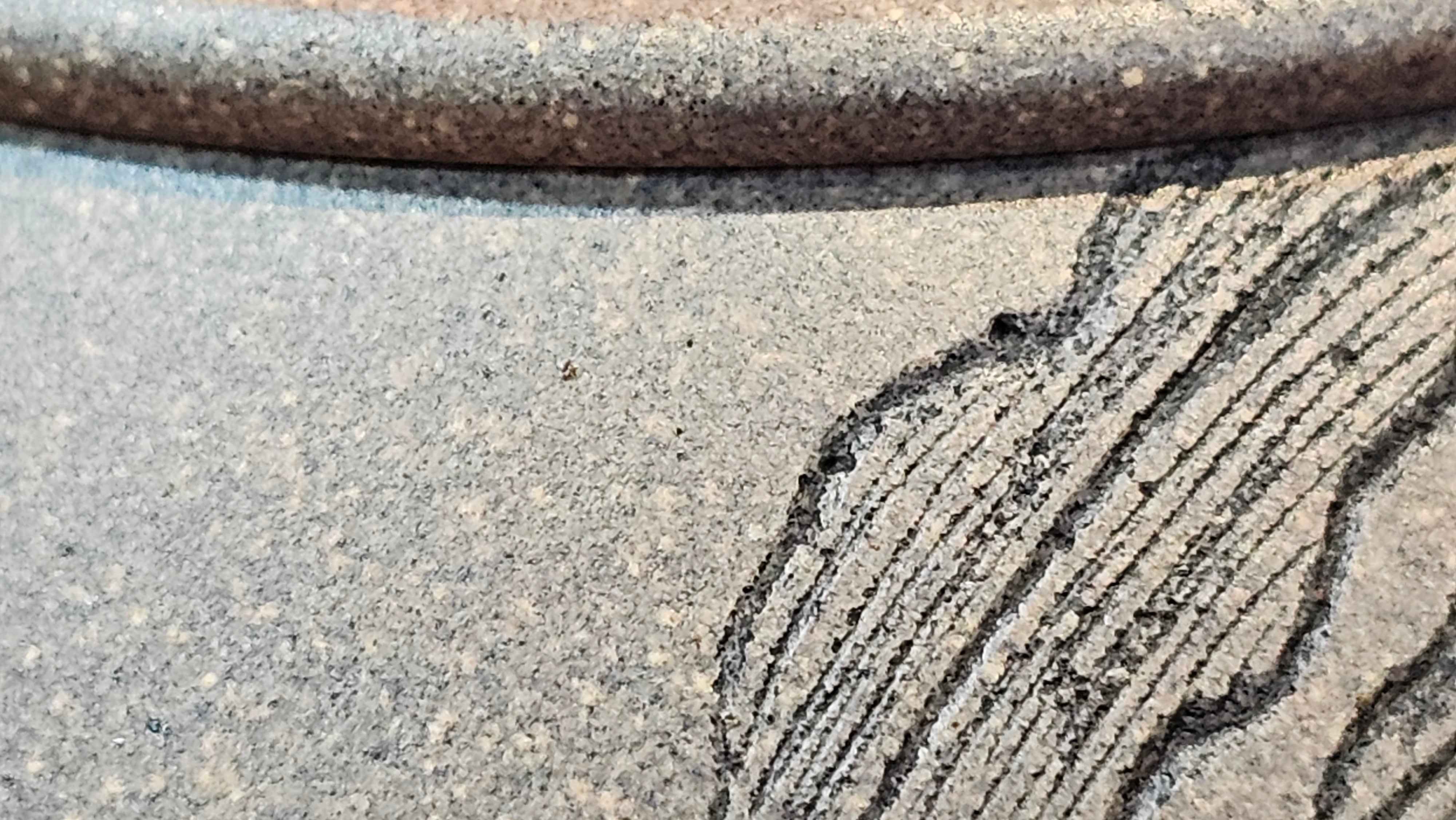 Ban Yue Hu《半月壶》~ "Half Moon Pot", 140.8ml, Qing Hui Duan 青灰段泥, by our Craftsman Zhang Huan 张欢, "Qing Gong Tu" 清供图 Engraving by Craftsman Nan Shan Lao Ren 南山老人 ~ Congratulations to Ms M.L.! 0831hrs 10th August 2025! Phoenix, AZ!