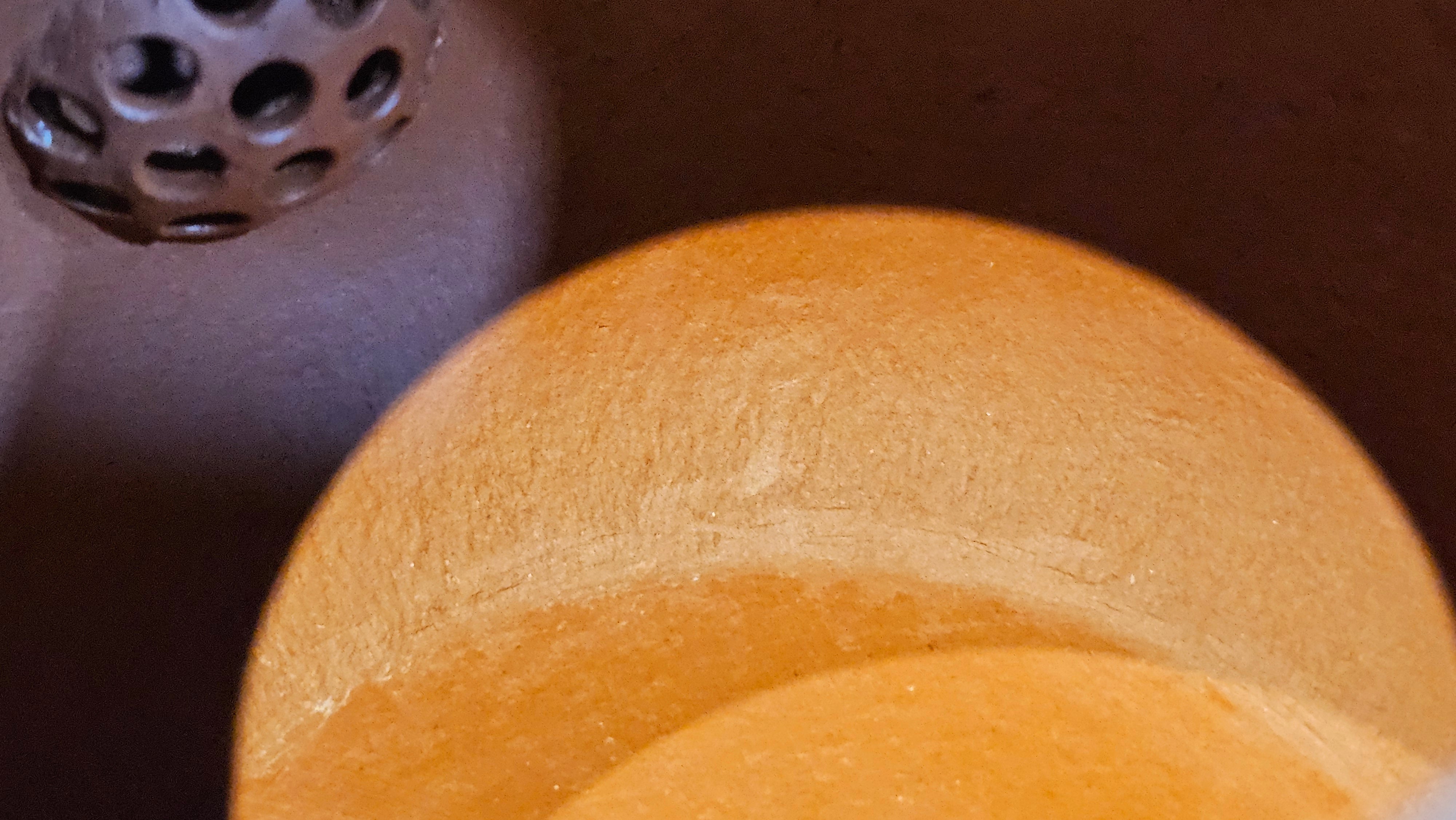 Li Xing 梨形, 169.3ml, Xiao Mei Yao Zhu Ni 小煤窑朱泥 by our Collaborative Craftsman Zhai Yi Yao 翟一耀, 梅花刻绘, Engraving of Bamboo and Calligraphy, by Craftsman Yi De Shu 一德书 ~ Congratulations to!Tea Sommr A.M., 1238hrs 16th August 2025, Padua! Italy🇮🇹!