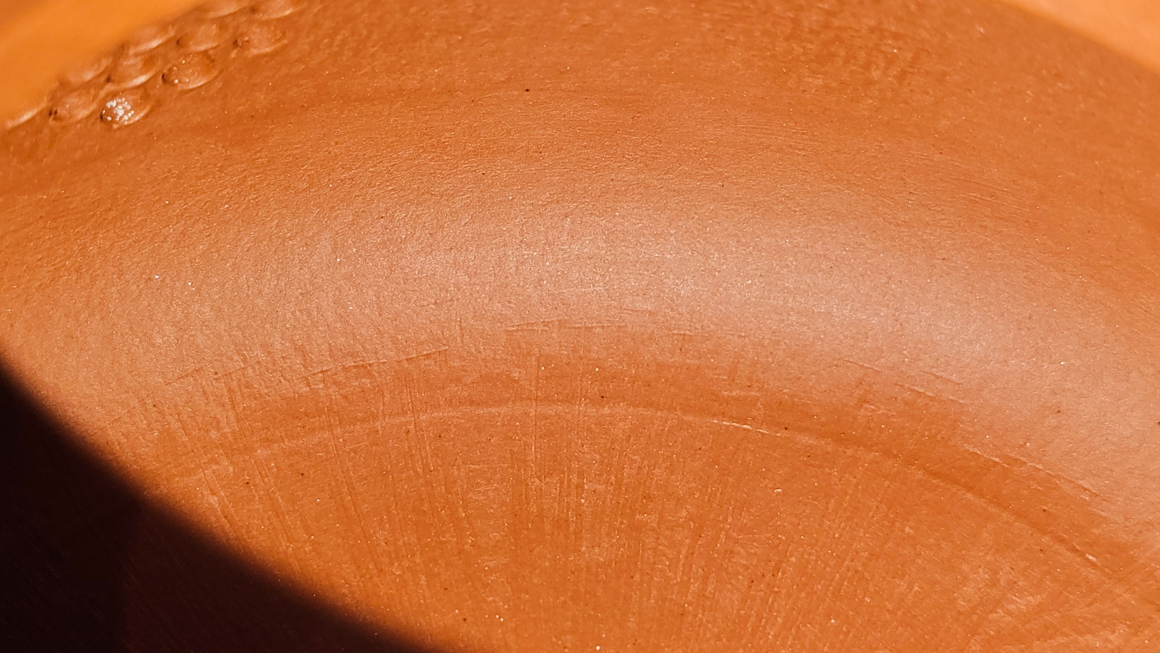 Jing Zhou Shi Piao 景舟石瓢, 276.3ml, Xiao Mei Yao Zhu Ni 小煤窑朱泥, by Craftsman Wang Xing 王兴; "暗香疏影" and Plum Blossoms Engraving by Craftsman Yi De Shu 一德书 ~!Congratulations to Prof A.G.! 0833hrs 10th August 2025! Long Beach, CA!