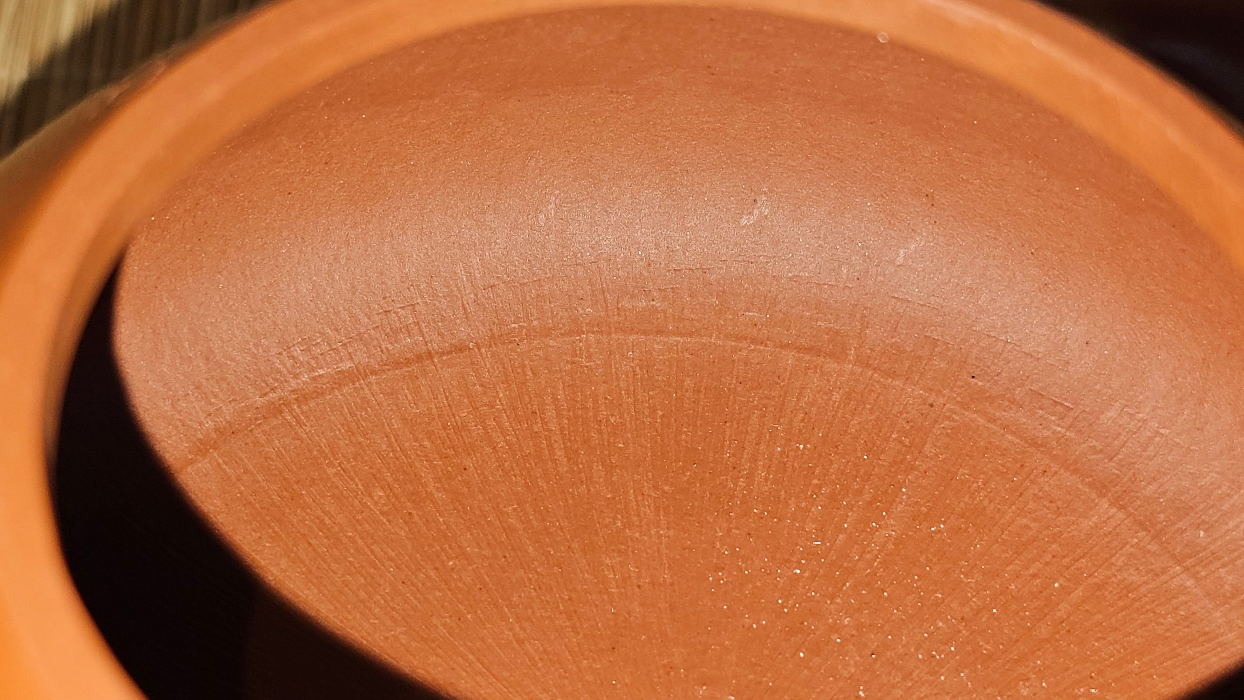 Jing Zhou Shi Piao 景舟石瓢, 276.3ml, Xiao Mei Yao Zhu Ni 小煤窑朱泥, by Craftsman Wang Xing 王兴; "暗香疏影" and Plum Blossoms Engraving by Craftsman Yi De Shu 一德书 ~!Congratulations to Prof A.G.! 0833hrs 10th August 2025! Long Beach, CA!