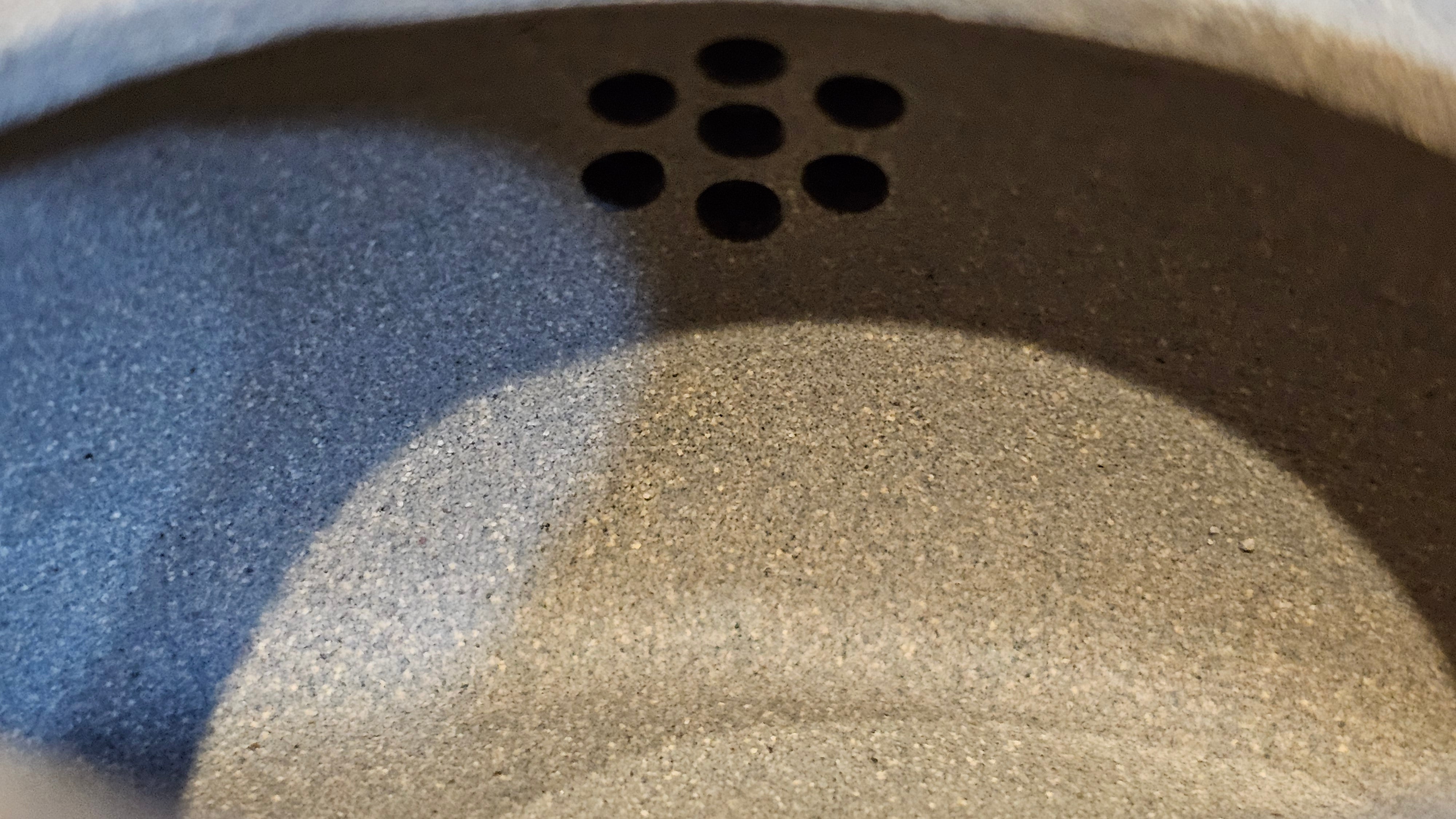 Ban Yue Hu《半月壶》~ "Half Moon Pot", 136.8ml, Qing Hui Duan 青灰段泥, by our Craftsman Zhang Huan 张欢, "Qing Gong Tu" 清供图 Engraving by Craftsman Nan Shan Lao Ren 南山老人 ~ Congratulations to Ms J.C.! 1243hrs 10th August 2025, Los Angeles, CA!