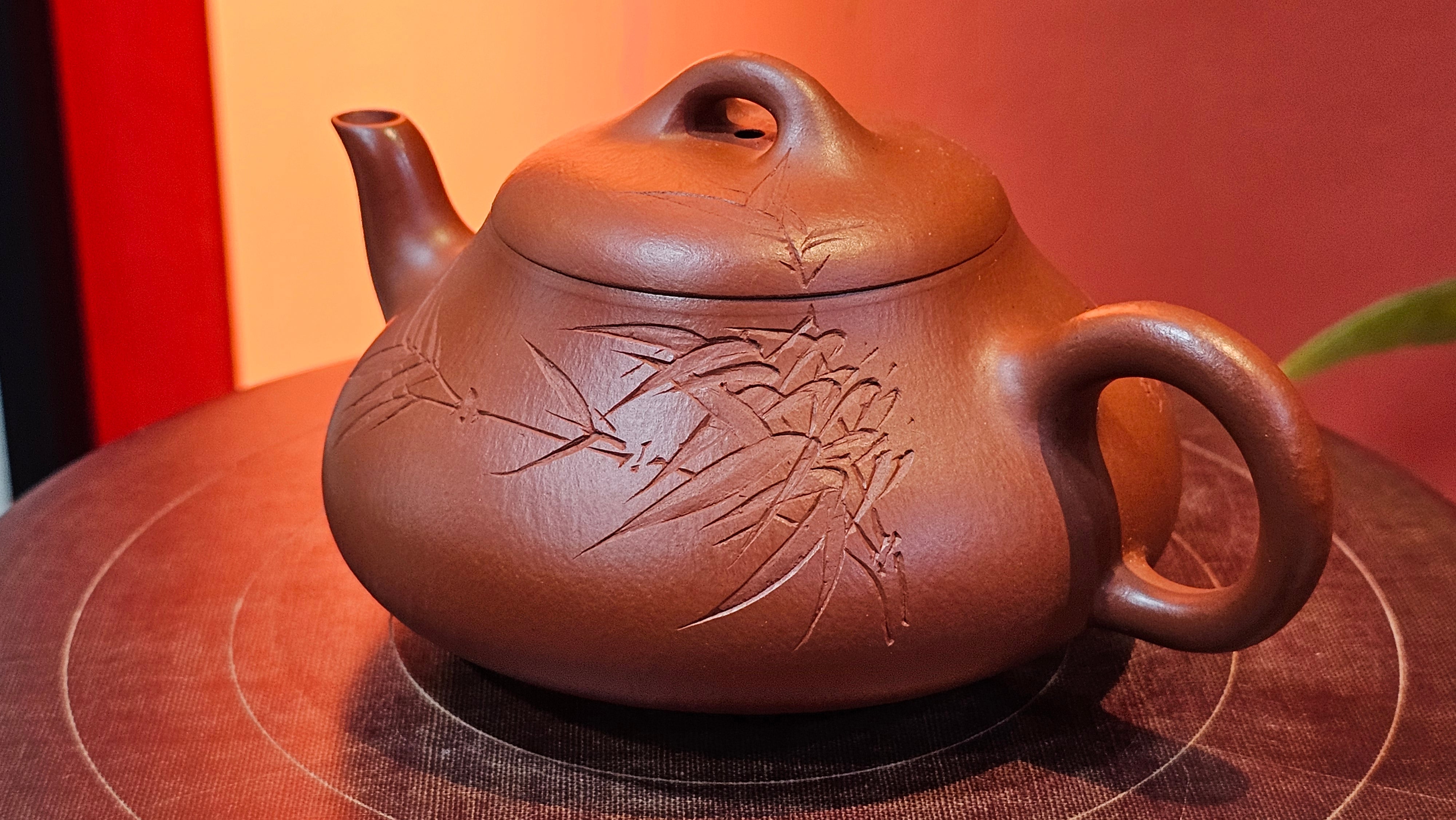 Han Tang Shi Piao 汉棠石瓢, 163.9ml, Xiao Mei Yao Zhu Ni 小煤窑朱泥, by Craftsman Shi Yun 石芸 ~!Congratulations!to Mr B.H.S., 1915hrs 11th Sept 2025, Jakarta, Indonesia🇮🇩!