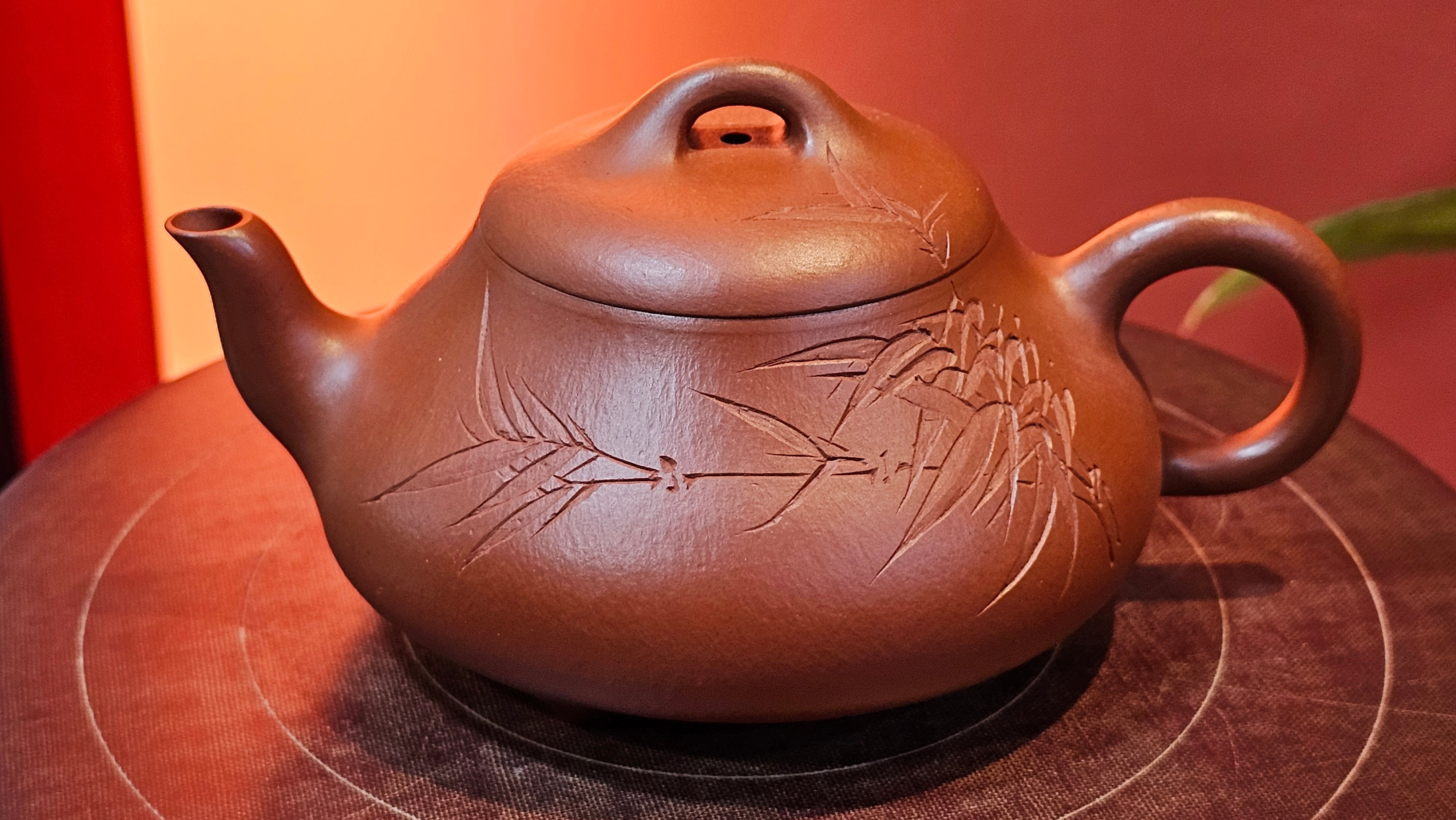 Han Tang Shi Piao 汉棠石瓢, 163.9ml, Xiao Mei Yao Zhu Ni 小煤窑朱泥, by Craftsman Shi Yun 石芸 ~!Congratulations!to Mr B.H.S., 1915hrs 11th Sept 2025, Jakarta, Indonesia🇮🇩!