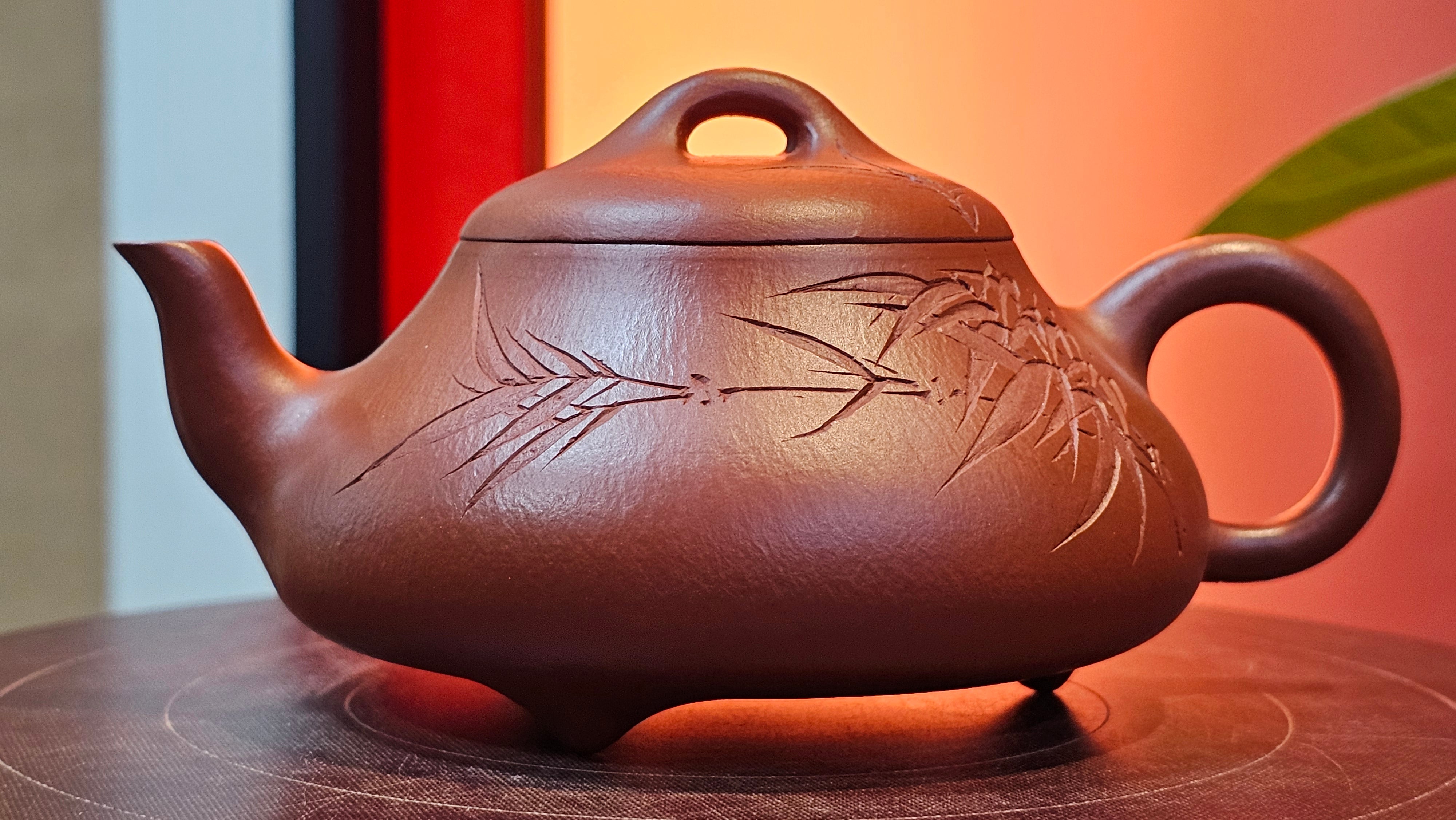 Han Tang Shi Piao 汉棠石瓢, 163.9ml, Xiao Mei Yao Zhu Ni 小煤窑朱泥, by Craftsman Shi Yun 石芸 ~!Congratulations!to Mr B.H.S., 1915hrs 11th Sept 2025, Jakarta, Indonesia🇮🇩!