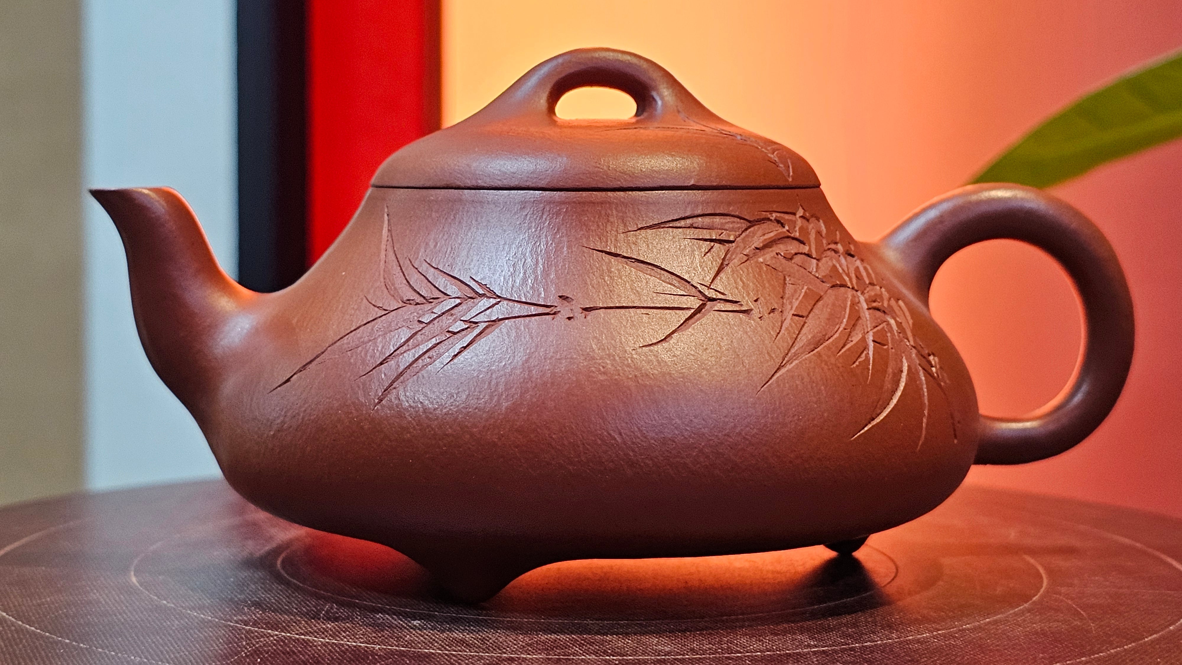 Han Tang Shi Piao 汉棠石瓢, 163.9ml, Xiao Mei Yao Zhu Ni 小煤窑朱泥, by Craftsman Shi Yun 石芸 ~!Congratulations!to Mr B.H.S., 1915hrs 11th Sept 2025, Jakarta, Indonesia🇮🇩!