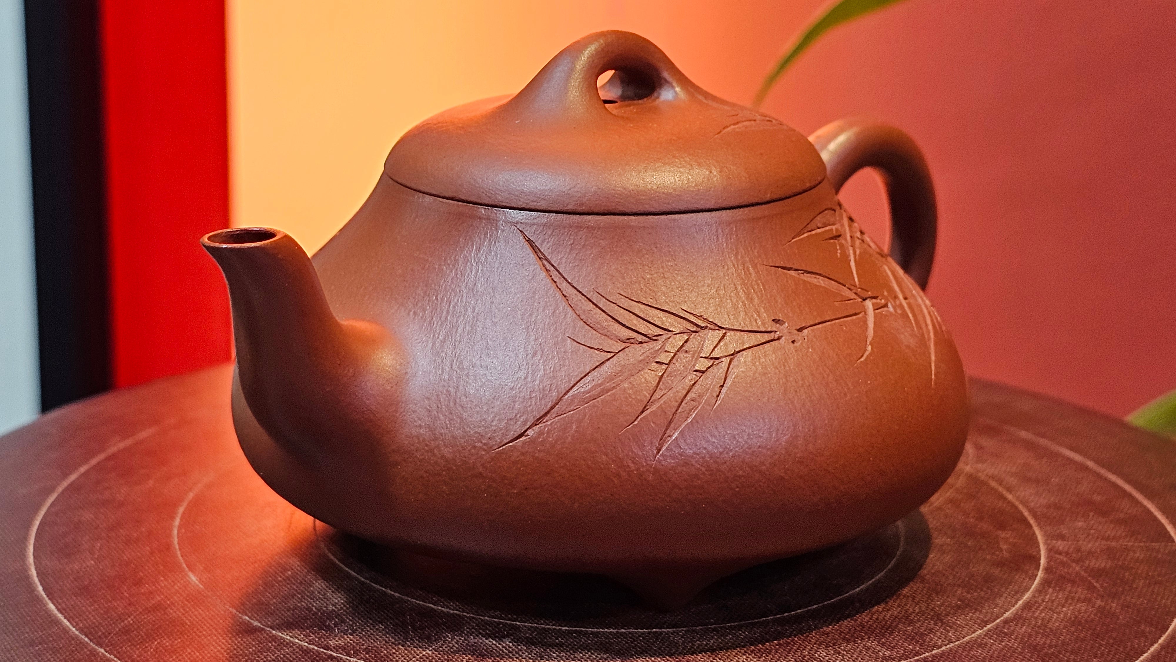 Han Tang Shi Piao 汉棠石瓢, 163.9ml, Xiao Mei Yao Zhu Ni 小煤窑朱泥, by Craftsman Shi Yun 石芸 ~!Congratulations!to Mr B.H.S., 1915hrs 11th Sept 2025, Jakarta, Indonesia🇮🇩!