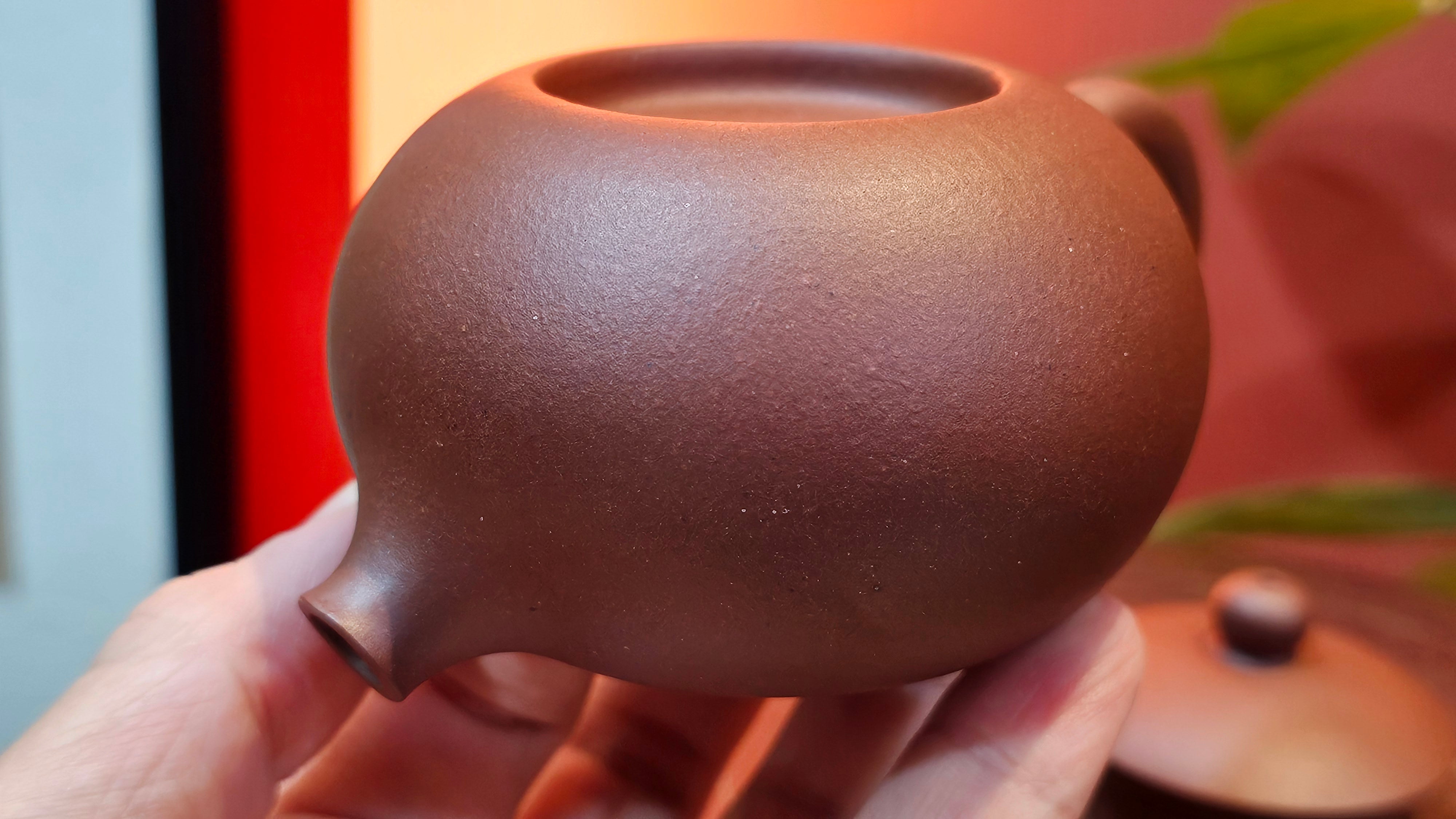 Xi Shi 西施, 144.5ml, Di Cao Qing Zi Ni 底槽青紫泥, by Craftsman Gu Xiao Ming 顾小明 ~ Congratulations!to Ms M.S., 2125hrs 11th August 2025, Conshohocken! PA.