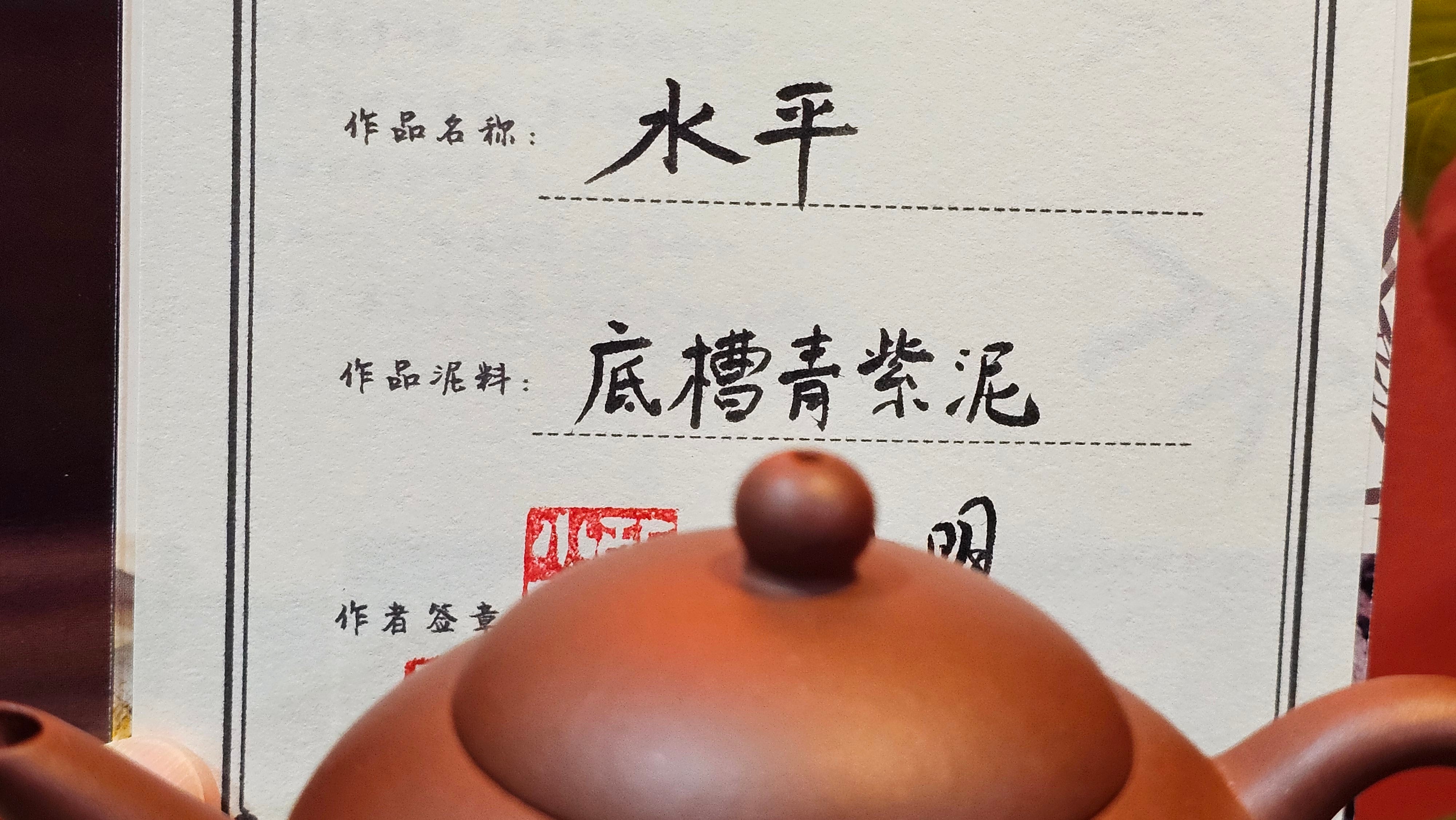 Shui Ping 水平, 161.2ml, Di Cao Qing Zi Ni 底槽青紫泥, by Craftsman Gu Xiao Ming 顾小明 ~ Congratulations to Mr S.H.! 1942hrs 16th August 2025, Arcata! CA.