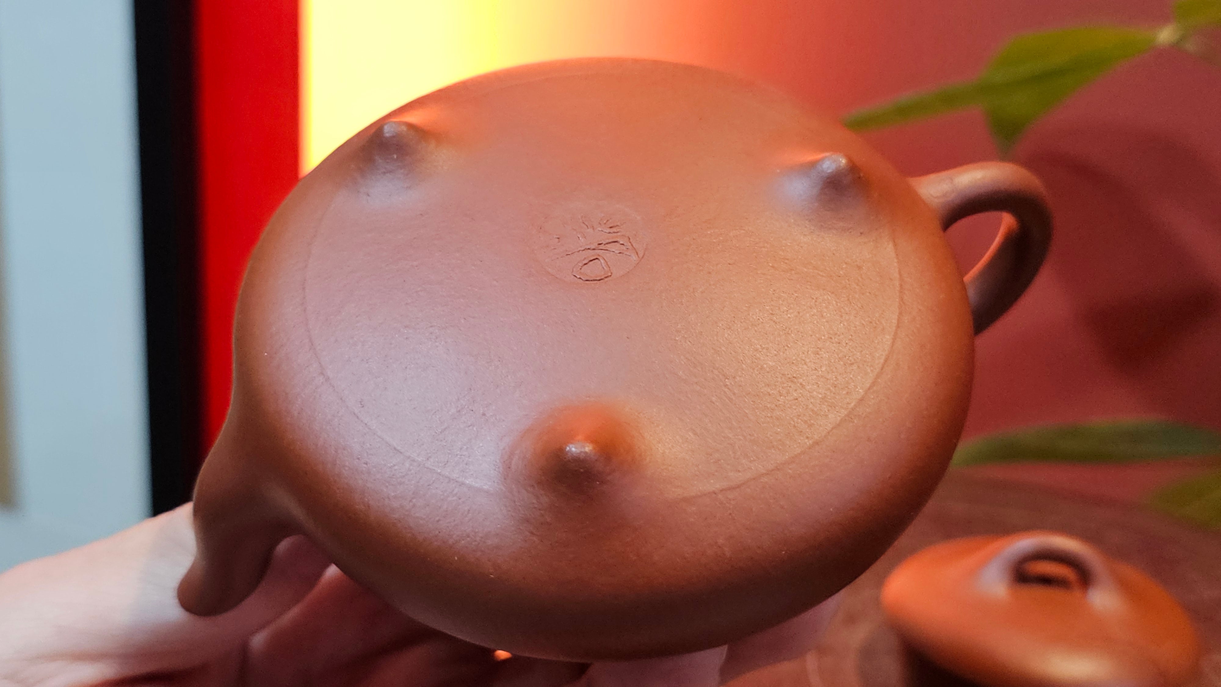 Han Tang Shi Piao 汉棠石瓢, 163.9ml, Xiao Mei Yao Zhu Ni 小煤窑朱泥, by Craftsman Shi Yun 石芸 ~!Congratulations!to Mr B.H.S., 1915hrs 11th Sept 2025, Jakarta, Indonesia🇮🇩!