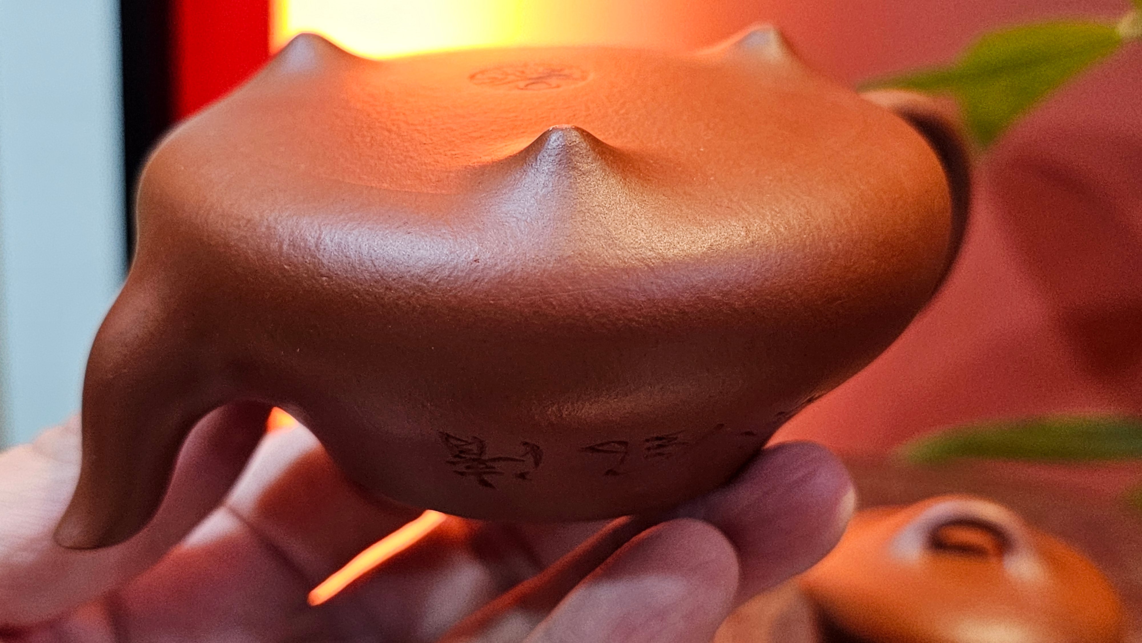 Han Tang Shi Piao 汉棠石瓢, 163.9ml, Xiao Mei Yao Zhu Ni 小煤窑朱泥, by Craftsman Shi Yun 石芸 ~!Congratulations!to Mr B.H.S., 1915hrs 11th Sept 2025, Jakarta, Indonesia🇮🇩!