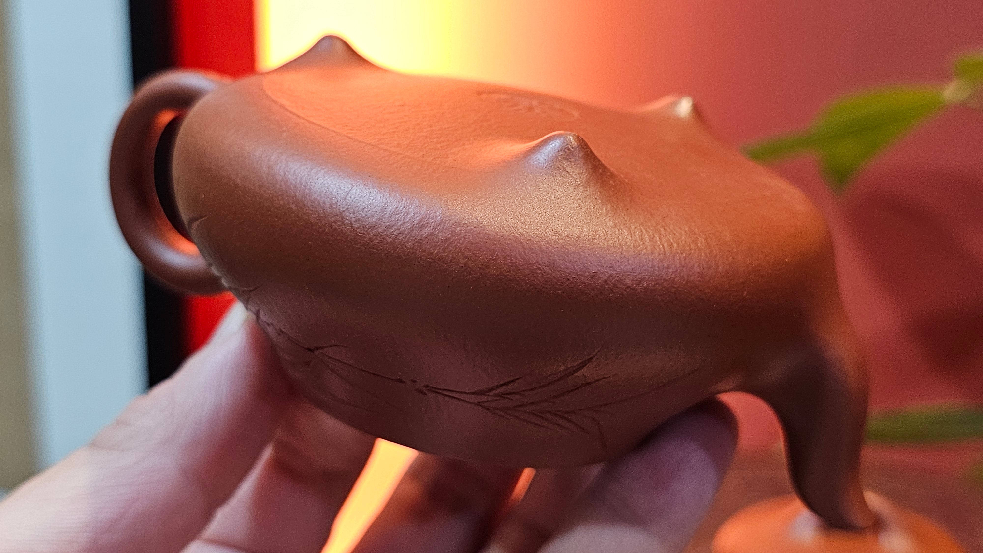 Han Tang Shi Piao 汉棠石瓢, 163.9ml, Xiao Mei Yao Zhu Ni 小煤窑朱泥, by Craftsman Shi Yun 石芸 ~!Congratulations!to Mr B.H.S., 1915hrs 11th Sept 2025, Jakarta, Indonesia🇮🇩!