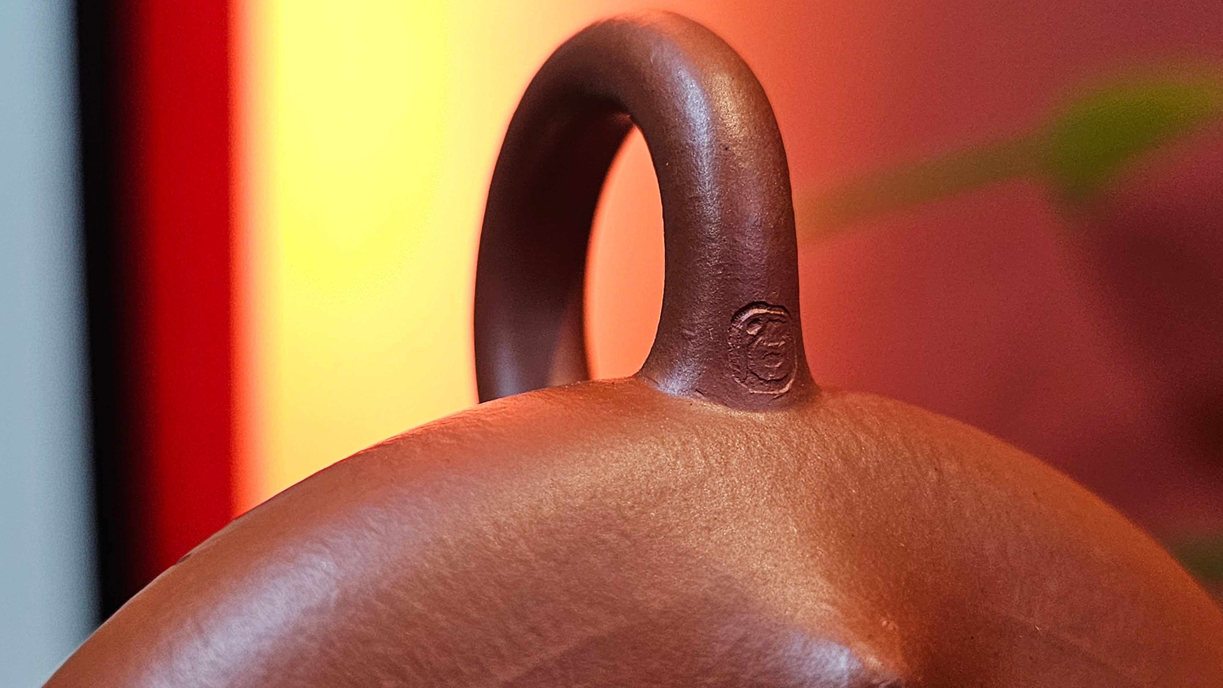 Han Tang Shi Piao 汉棠石瓢, 163.9ml, Xiao Mei Yao Zhu Ni 小煤窑朱泥, by Craftsman Shi Yun 石芸 ~!Congratulations!to Mr B.H.S., 1915hrs 11th Sept 2025, Jakarta, Indonesia🇮🇩!