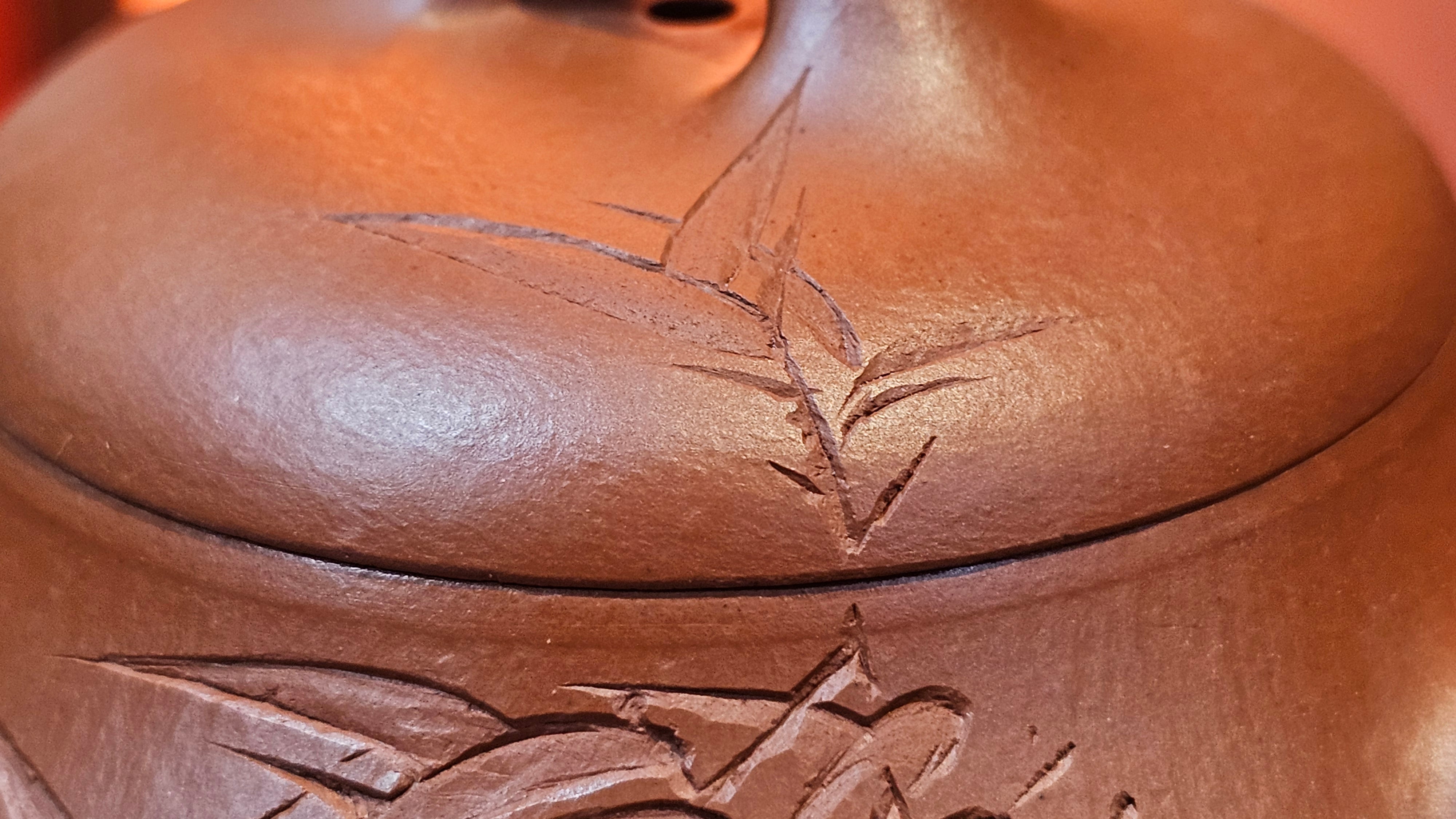 Han Tang Shi Piao 汉棠石瓢, 163.9ml, Xiao Mei Yao Zhu Ni 小煤窑朱泥, by Craftsman Shi Yun 石芸 ~!Congratulations!to Mr B.H.S., 1915hrs 11th Sept 2025, Jakarta, Indonesia🇮🇩!