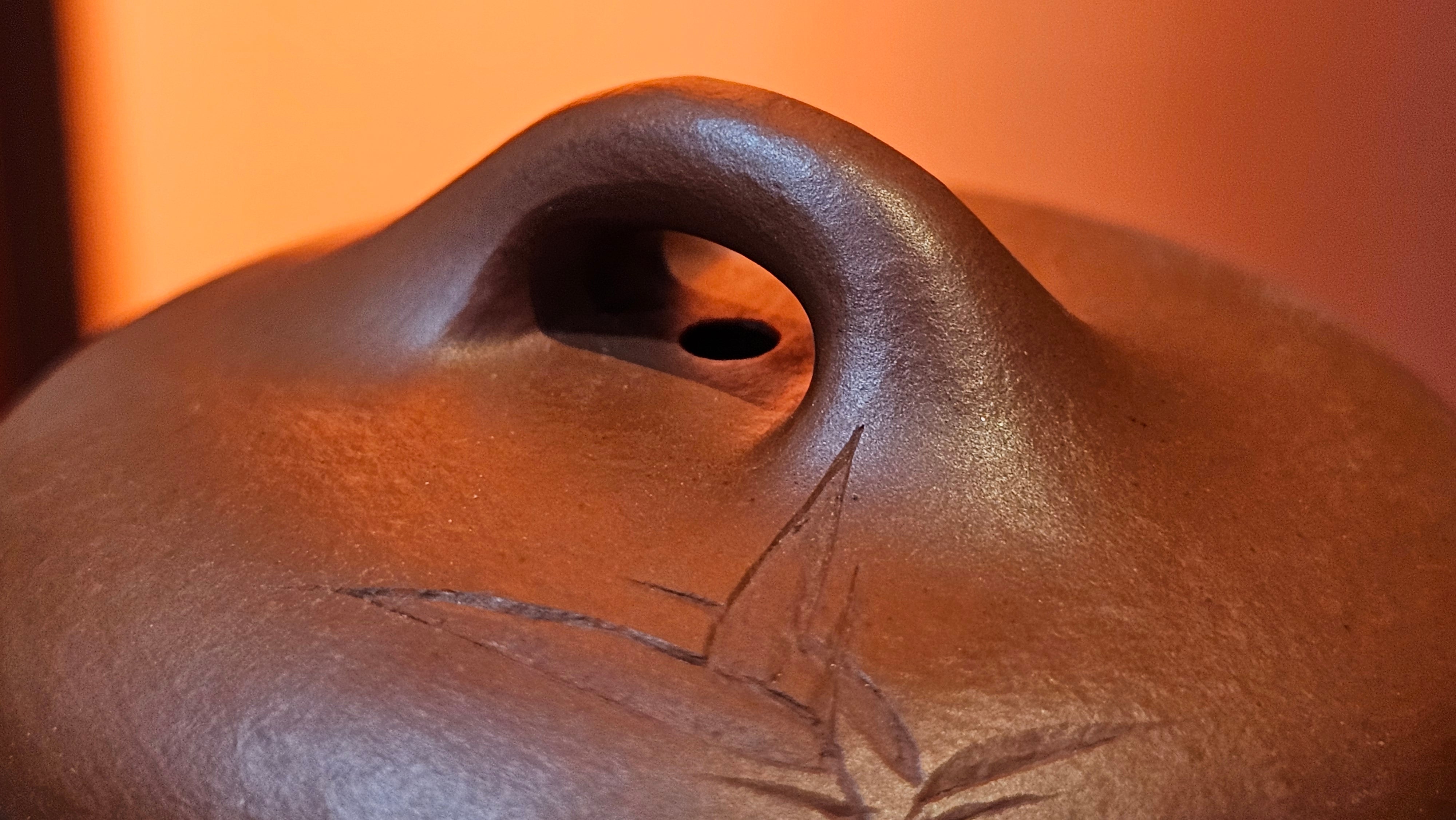 Han Tang Shi Piao 汉棠石瓢, 163.9ml, Xiao Mei Yao Zhu Ni 小煤窑朱泥, by Craftsman Shi Yun 石芸 ~!Congratulations!to Mr B.H.S., 1915hrs 11th Sept 2025, Jakarta, Indonesia🇮🇩!