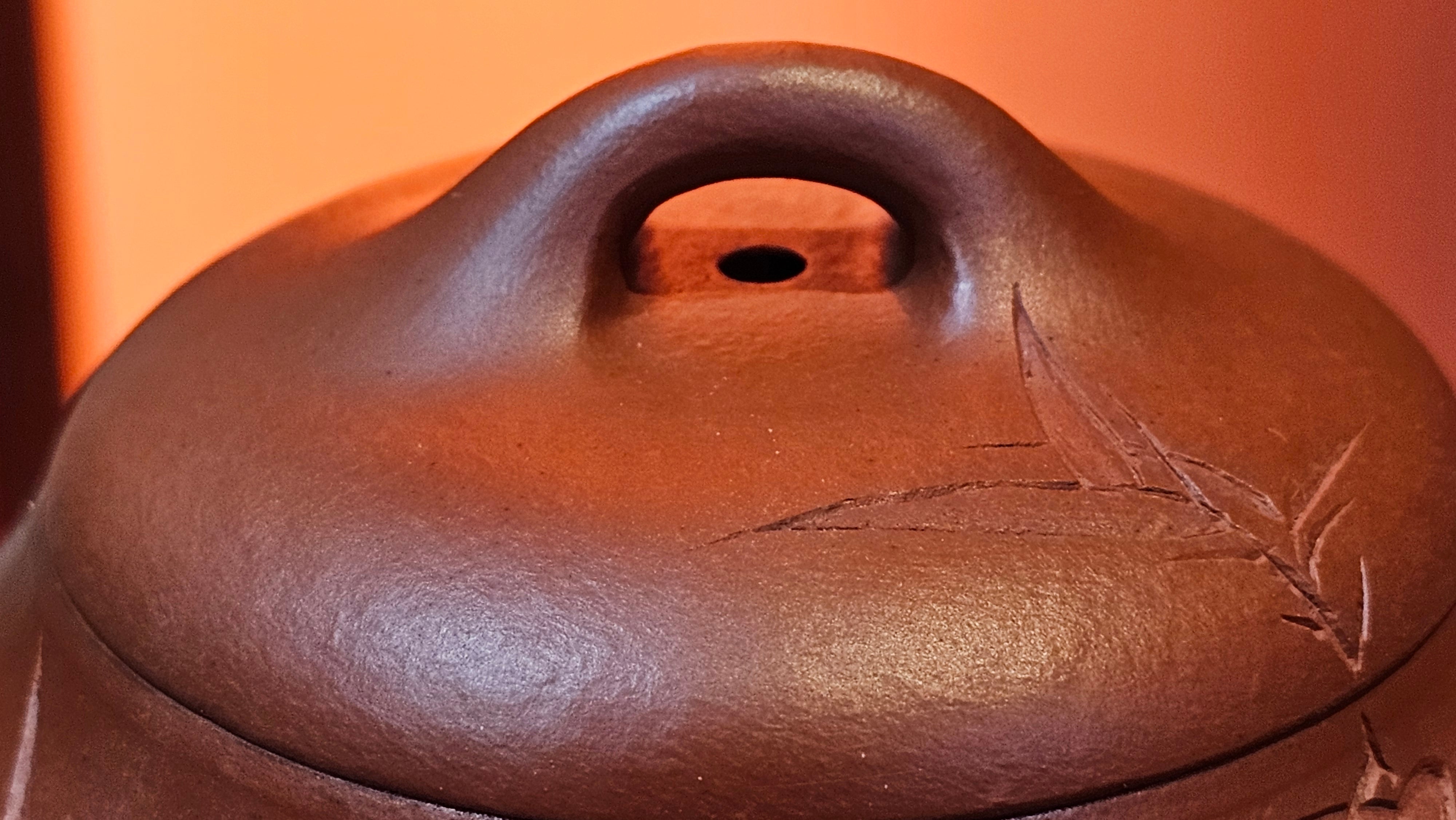 Han Tang Shi Piao 汉棠石瓢, 163.9ml, Xiao Mei Yao Zhu Ni 小煤窑朱泥, by Craftsman Shi Yun 石芸 ~!Congratulations!to Mr B.H.S., 1915hrs 11th Sept 2025, Jakarta, Indonesia🇮🇩!