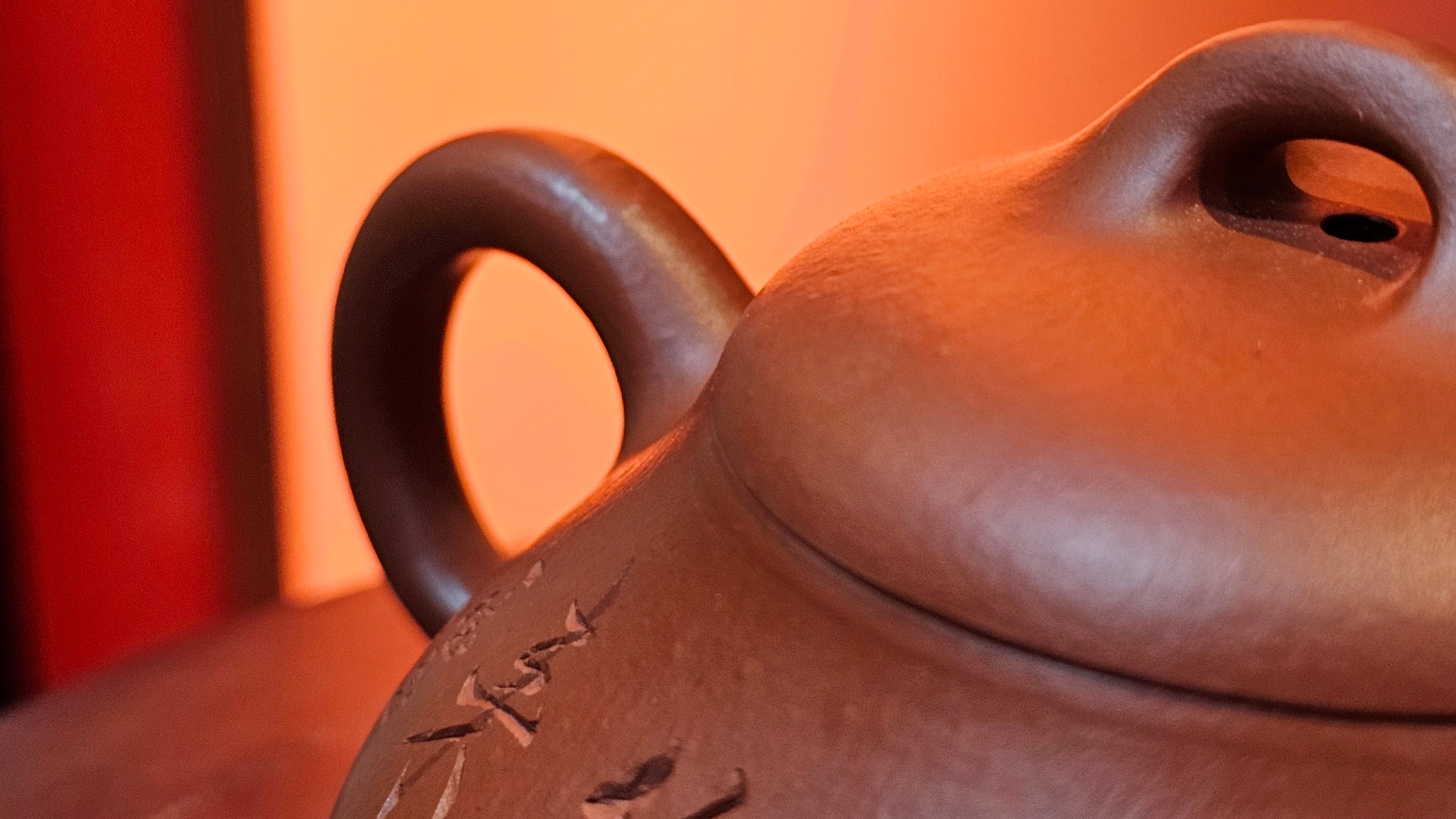 Han Tang Shi Piao 汉棠石瓢, 163.9ml, Xiao Mei Yao Zhu Ni 小煤窑朱泥, by Craftsman Shi Yun 石芸 ~!Congratulations!to Mr B.H.S., 1915hrs 11th Sept 2025, Jakarta, Indonesia🇮🇩!