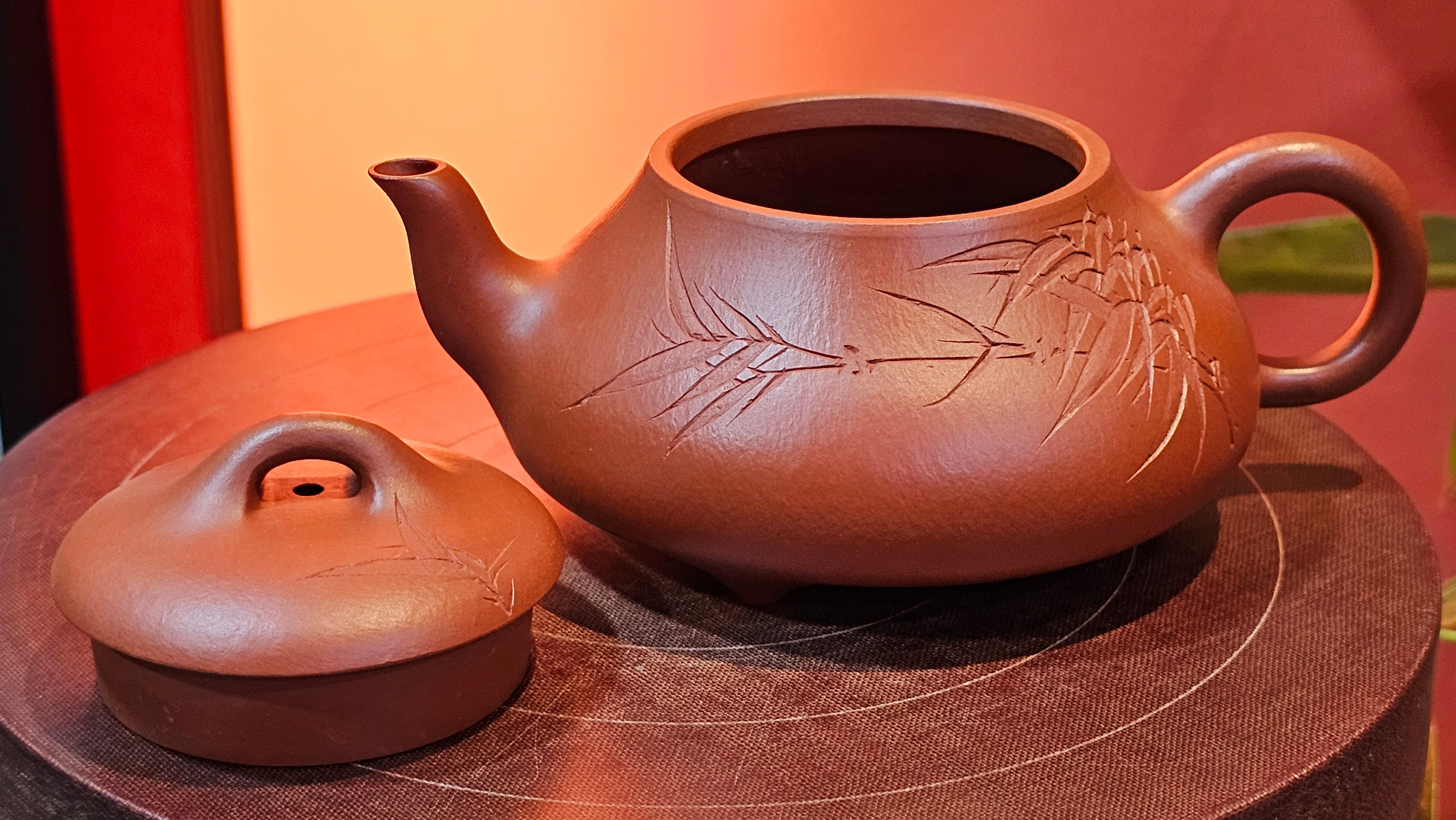 Han Tang Shi Piao 汉棠石瓢, 163.9ml, Xiao Mei Yao Zhu Ni 小煤窑朱泥, by Craftsman Shi Yun 石芸 ~!Congratulations!to Mr B.H.S., 1915hrs 11th Sept 2025, Jakarta, Indonesia🇮🇩!