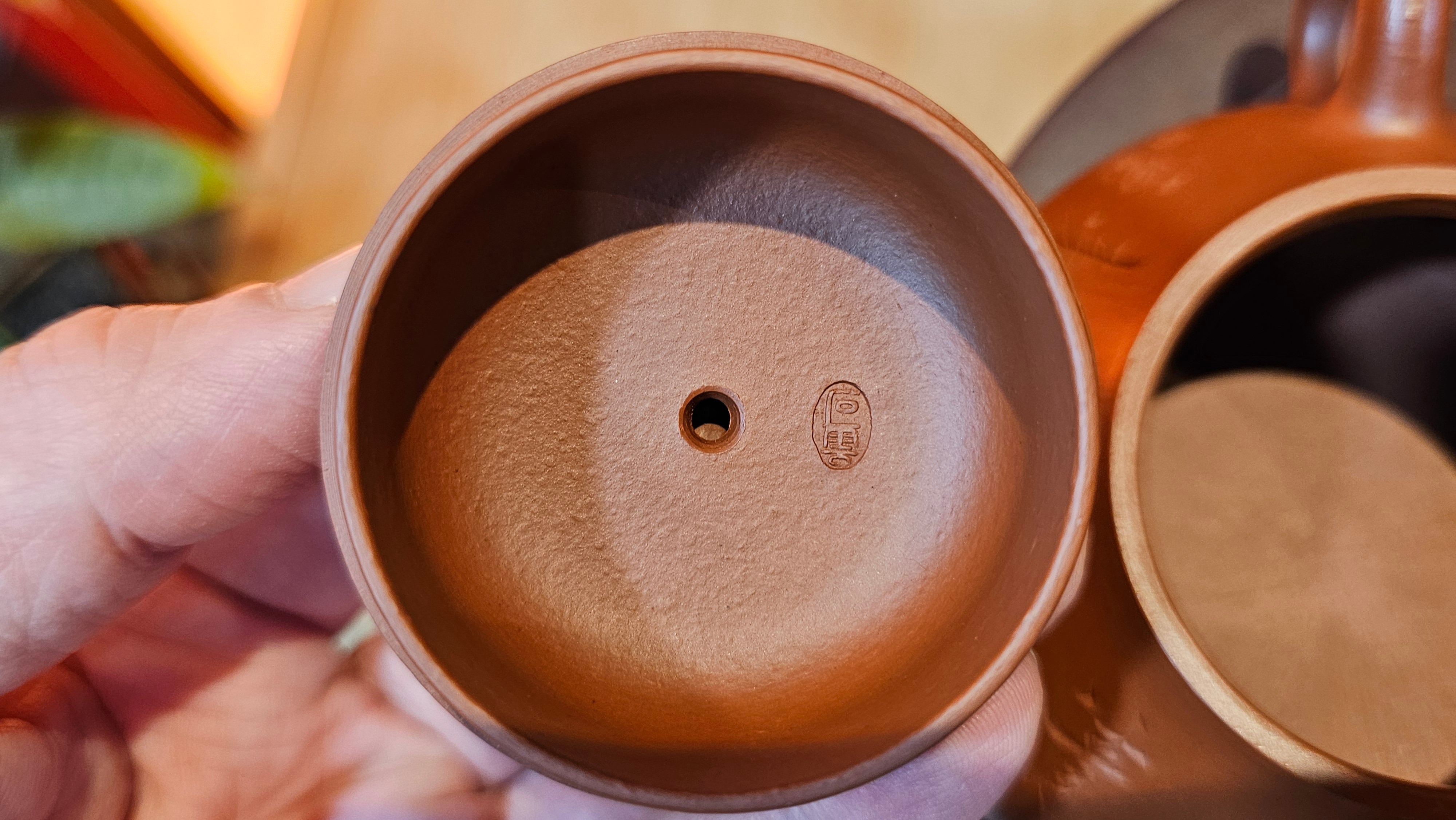 Han Tang Shi Piao 汉棠石瓢, 163.9ml, Xiao Mei Yao Zhu Ni 小煤窑朱泥, by Craftsman Shi Yun 石芸 ~!Congratulations!to Mr B.H.S., 1915hrs 11th Sept 2025, Jakarta, Indonesia🇮🇩!