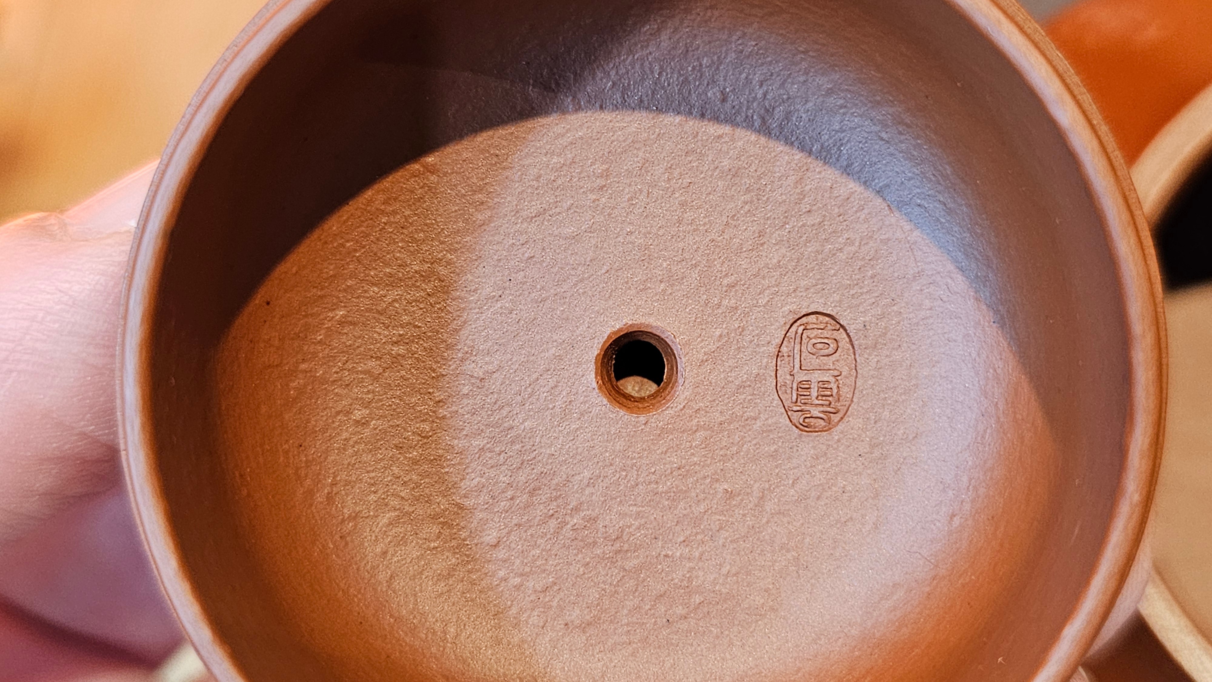 Han Tang Shi Piao 汉棠石瓢, 163.9ml, Xiao Mei Yao Zhu Ni 小煤窑朱泥, by Craftsman Shi Yun 石芸 ~!Congratulations!to Mr B.H.S., 1915hrs 11th Sept 2025, Jakarta, Indonesia🇮🇩!