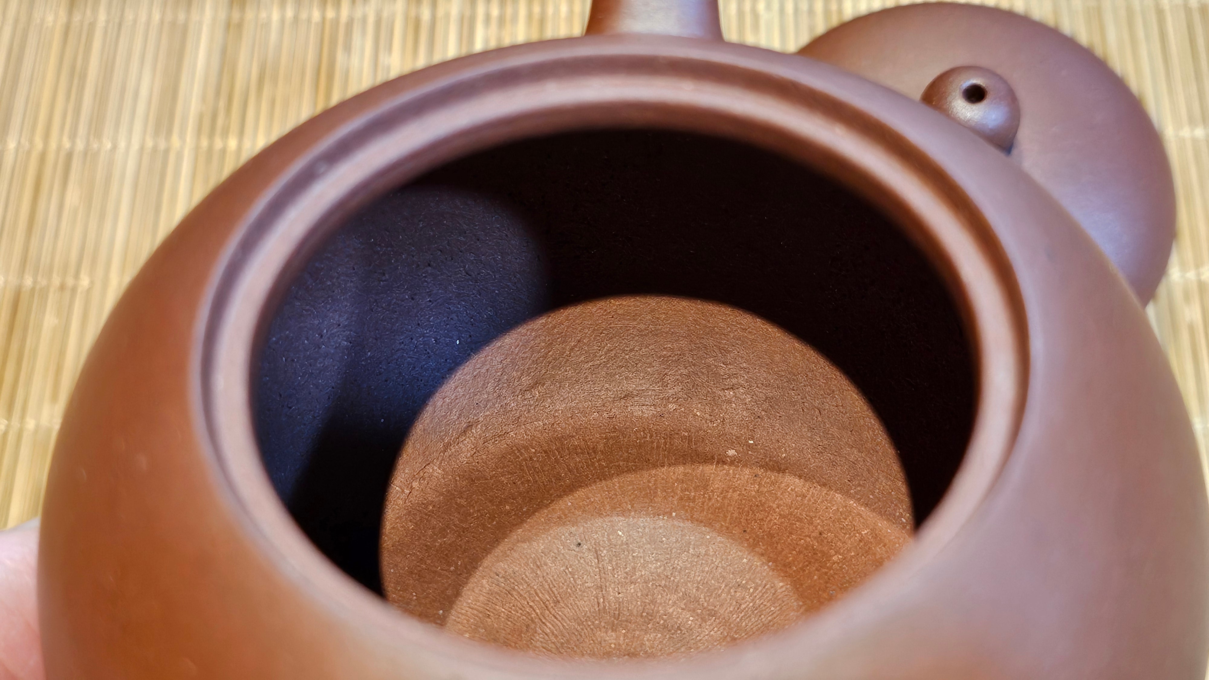 Shui Ping 水平, 161.2ml, Di Cao Qing Zi Ni 底槽青紫泥, by Craftsman Gu Xiao Ming 顾小明 ~ Congratulations to Mr S.H.! 1942hrs 16th August 2025, Arcata! CA.