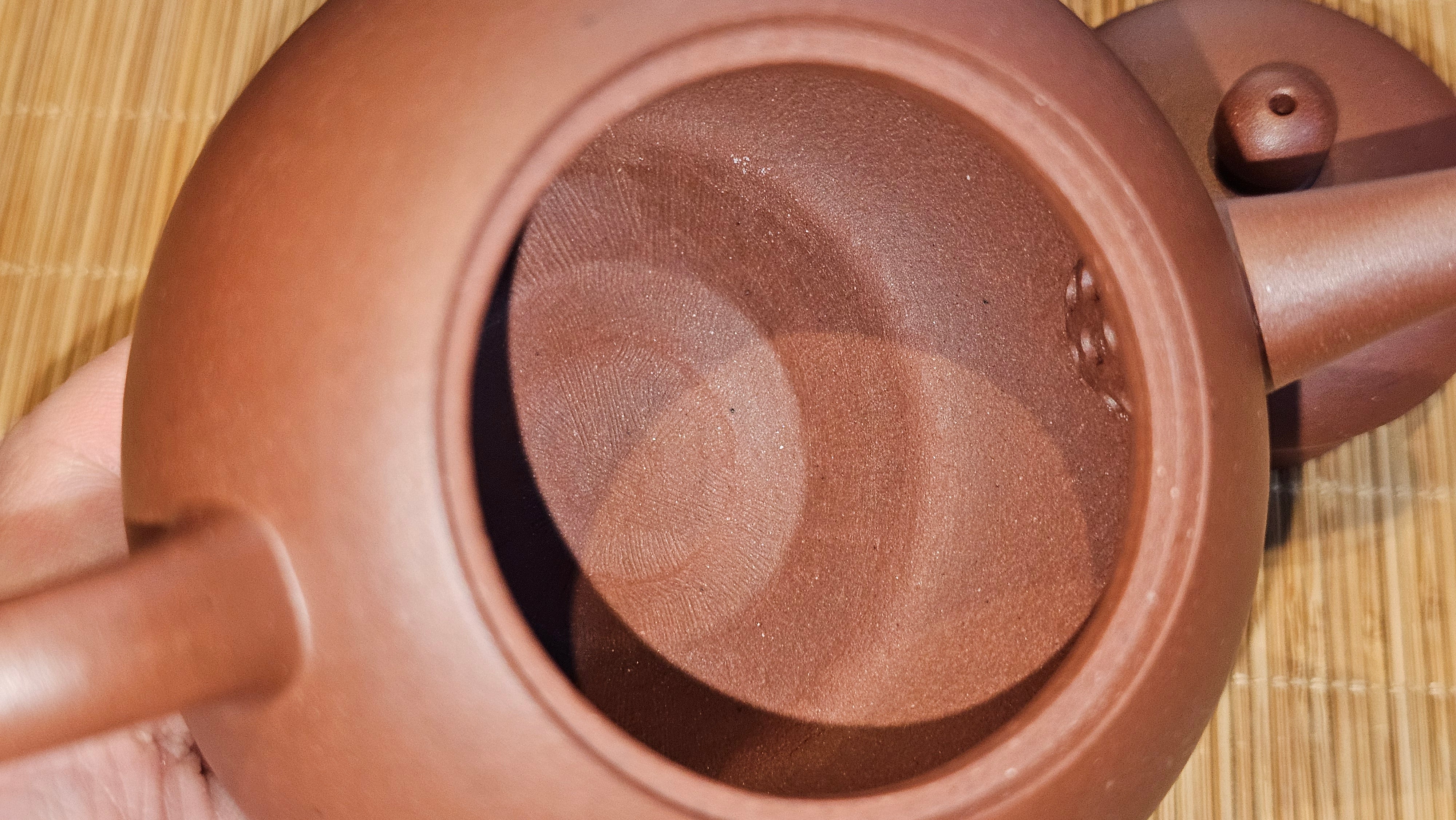 Shui Ping 水平, 161.2ml, Di Cao Qing Zi Ni 底槽青紫泥, by Craftsman Gu Xiao Ming 顾小明 ~ Congratulations to Mr S.H.! 1942hrs 16th August 2025, Arcata! CA.