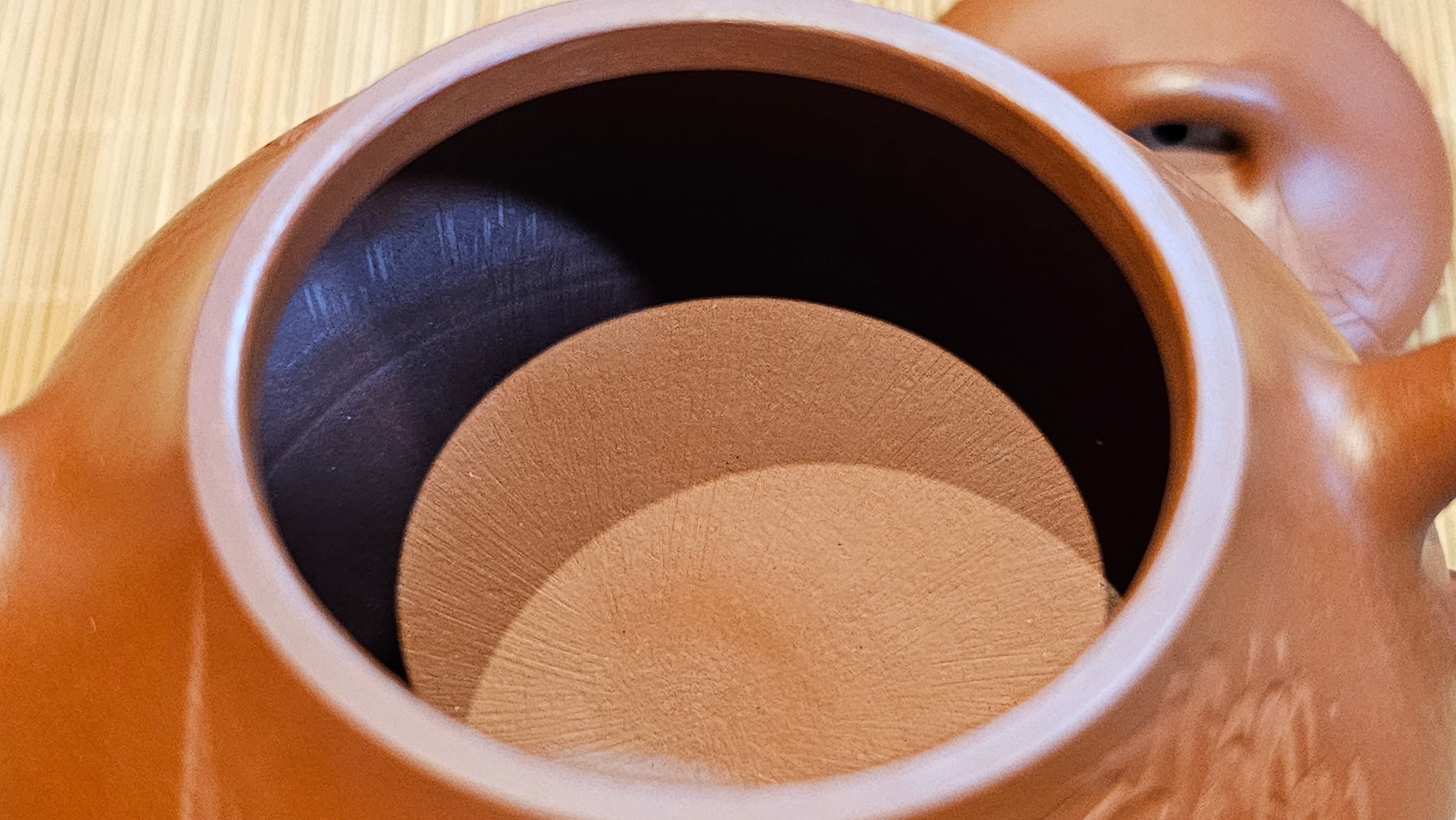 Han Tang Shi Piao 汉棠石瓢, 163.9ml, Xiao Mei Yao Zhu Ni 小煤窑朱泥, by Craftsman Shi Yun 石芸 ~!Congratulations!to Mr B.H.S., 1915hrs 11th Sept 2025, Jakarta, Indonesia🇮🇩!