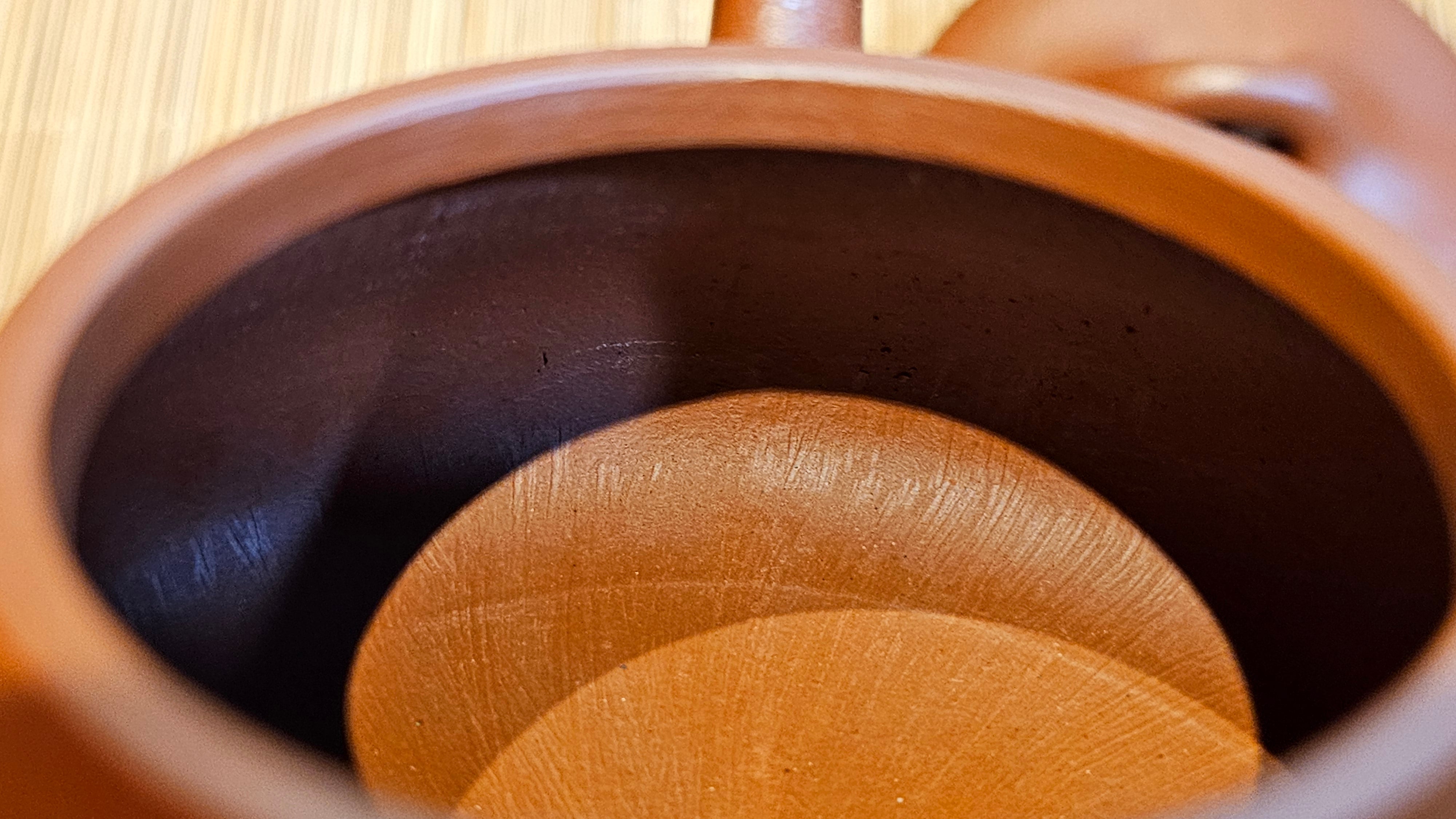 Han Tang Shi Piao 汉棠石瓢, 163.9ml, Xiao Mei Yao Zhu Ni 小煤窑朱泥, by Craftsman Shi Yun 石芸 ~!Congratulations!to Mr B.H.S., 1915hrs 11th Sept 2025, Jakarta, Indonesia🇮🇩!