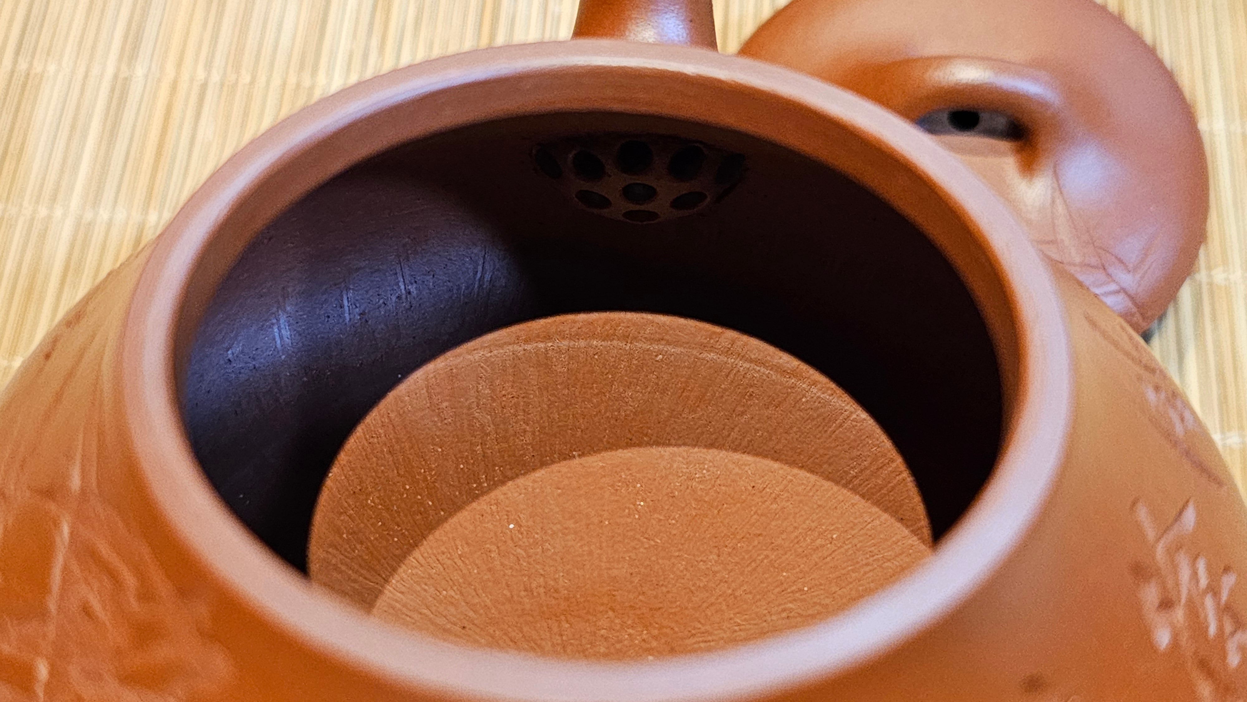 Han Tang Shi Piao 汉棠石瓢, 163.9ml, Xiao Mei Yao Zhu Ni 小煤窑朱泥, by Craftsman Shi Yun 石芸 ~!Congratulations!to Mr B.H.S., 1915hrs 11th Sept 2025, Jakarta, Indonesia🇮🇩!