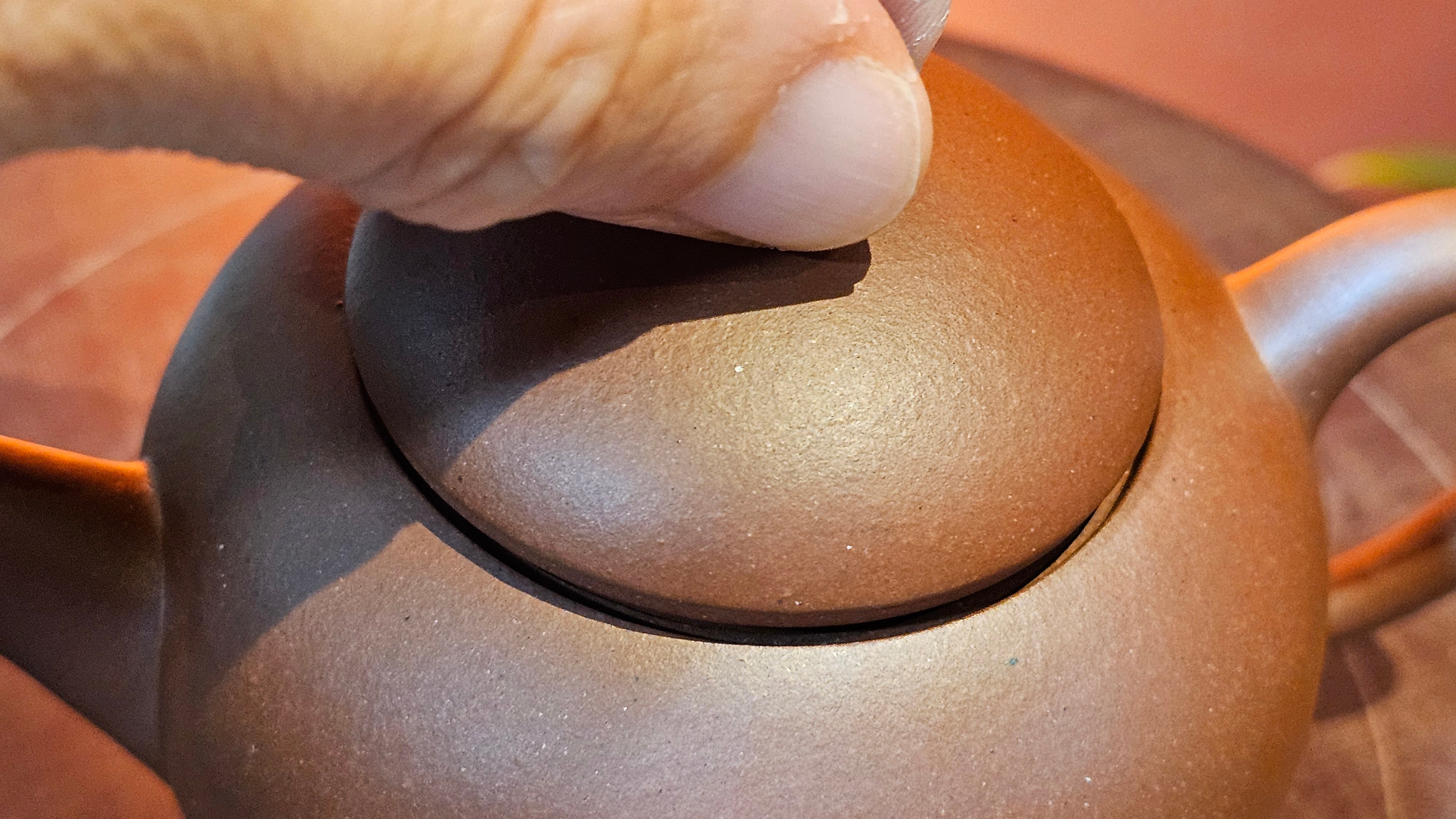 Shui Ping 水平, 161.2ml, Di Cao Qing Zi Ni 底槽青紫泥, by Craftsman Gu Xiao Ming 顾小明 ~ Congratulations to Mr S.H.! 1942hrs 16th August 2025, Arcata! CA.