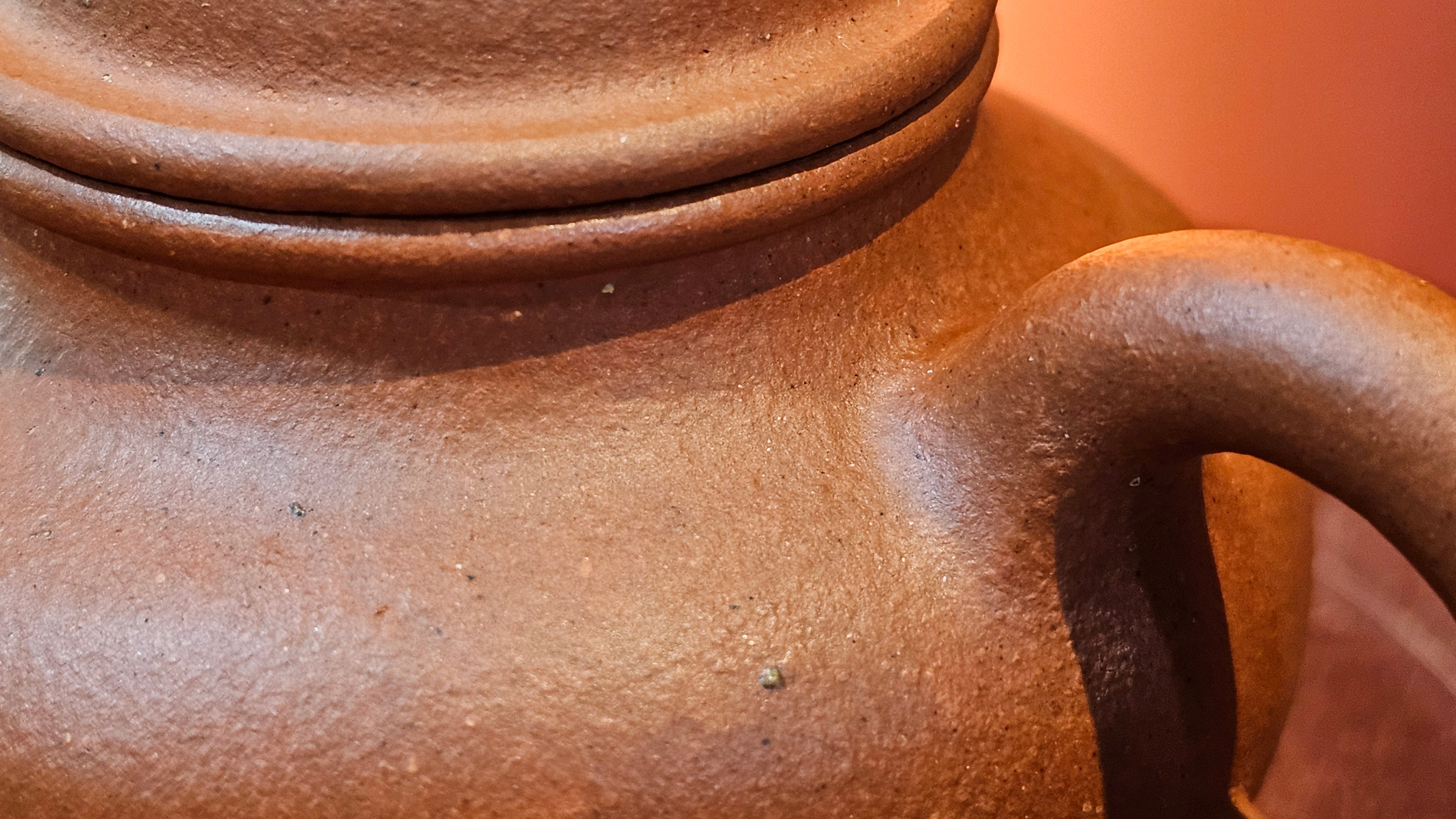 Rong Tian 容天, 141.1ml, rare Zhu Sha 朱砂 (highest granularity form of ZhuNi), by Craftsman Gu Xiao Ming 顾小明 ~ Congratulations to Ms M.L.! 0102hrs 12th August 2025, Phoenix! AZ.