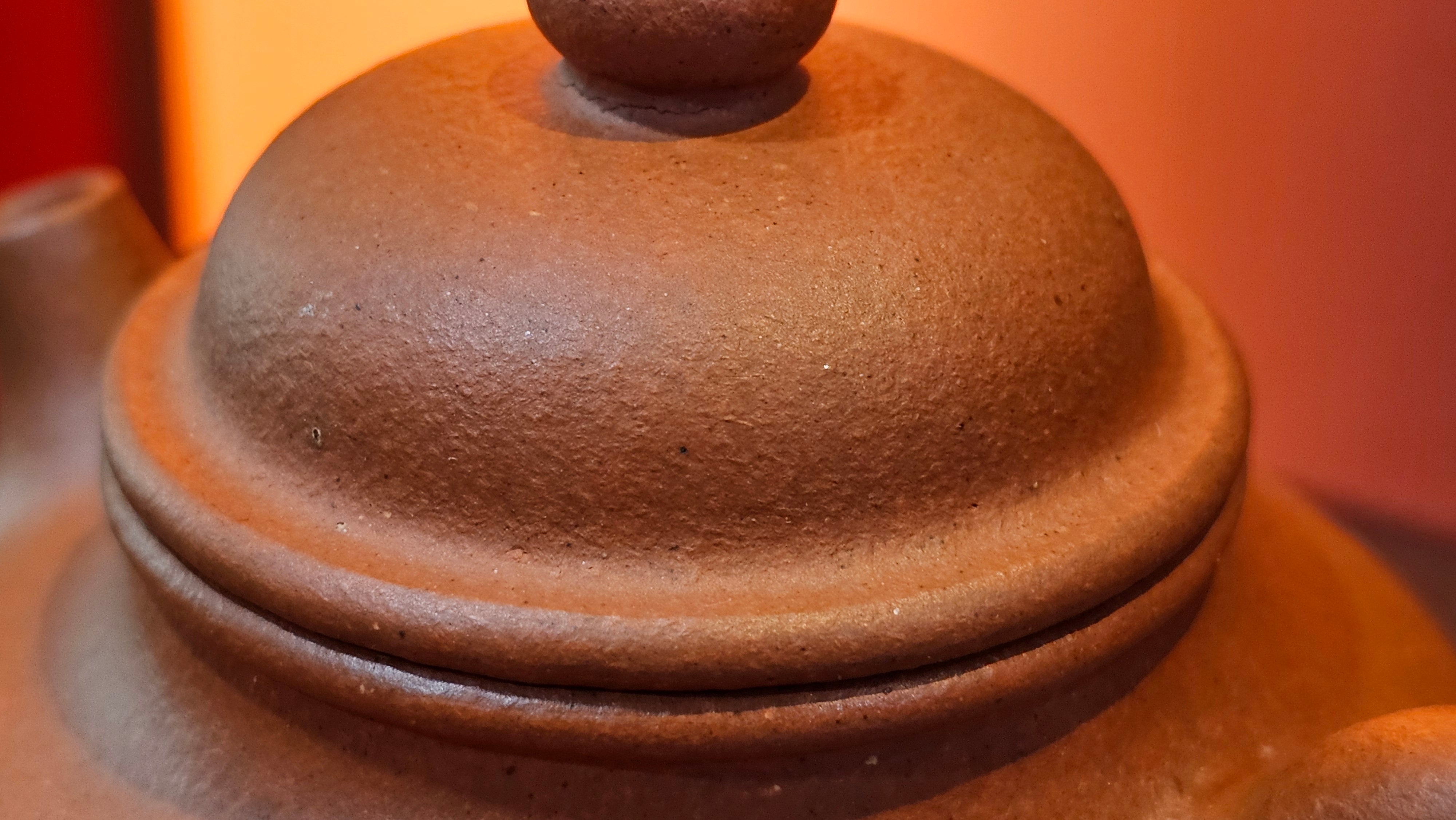 Rong Tian 容天, 141.1ml, rare Zhu Sha 朱砂 (highest granularity form of ZhuNi), by Craftsman Gu Xiao Ming 顾小明 ~ Congratulations to Ms M.L.! 0102hrs 12th August 2025, Phoenix! AZ.